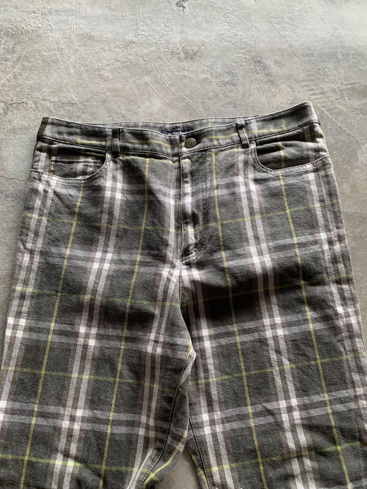 Burberry vintage burberry flannel pant retro gentleman style Size US 33 - 3 Thumbnail