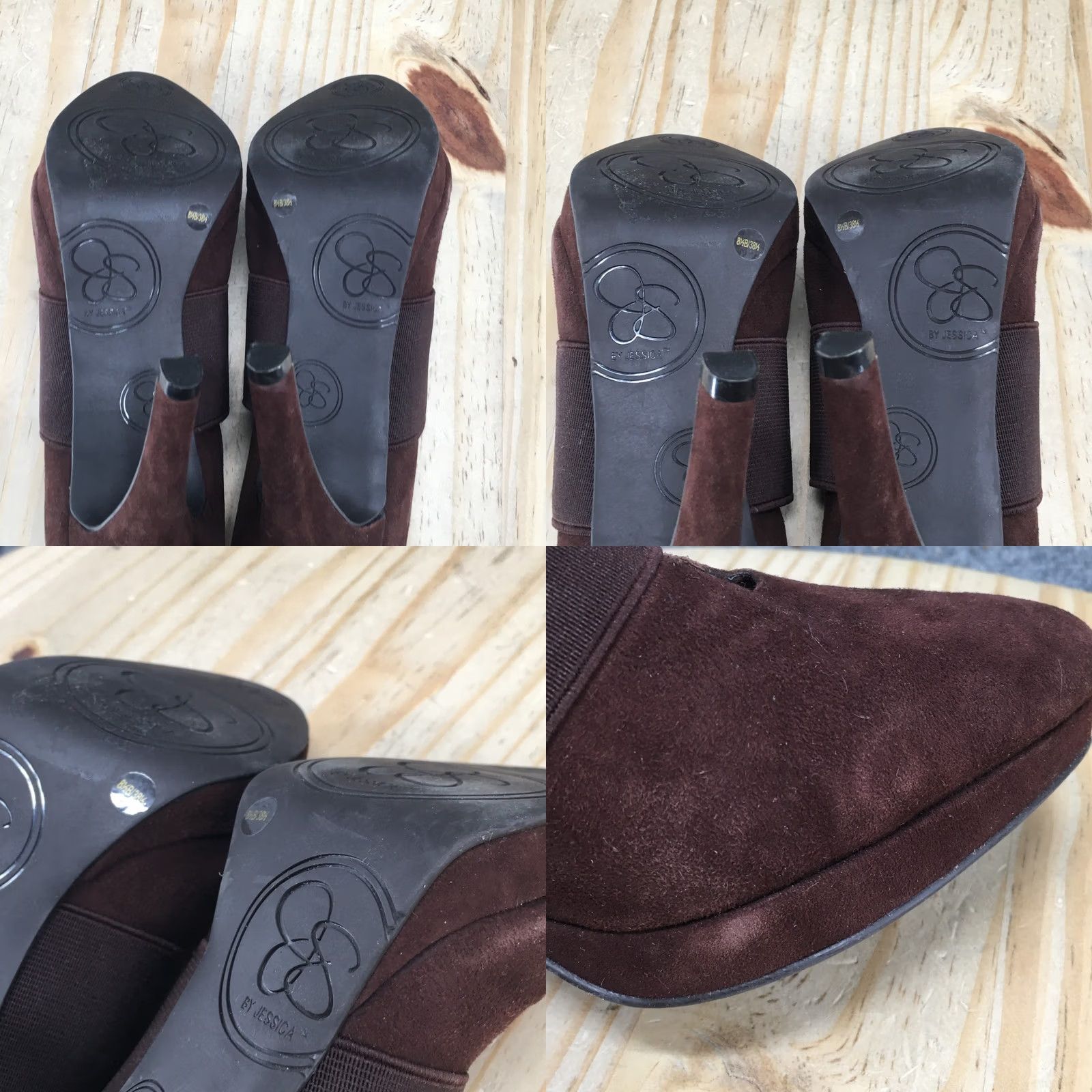 Jessica Simpson Jessica Simpson By Jessica Boots Womens 8.5 Brown Ankle Booties Suede Stiletto Boots Size US 9 / IT 39 - 8 Thumbnail