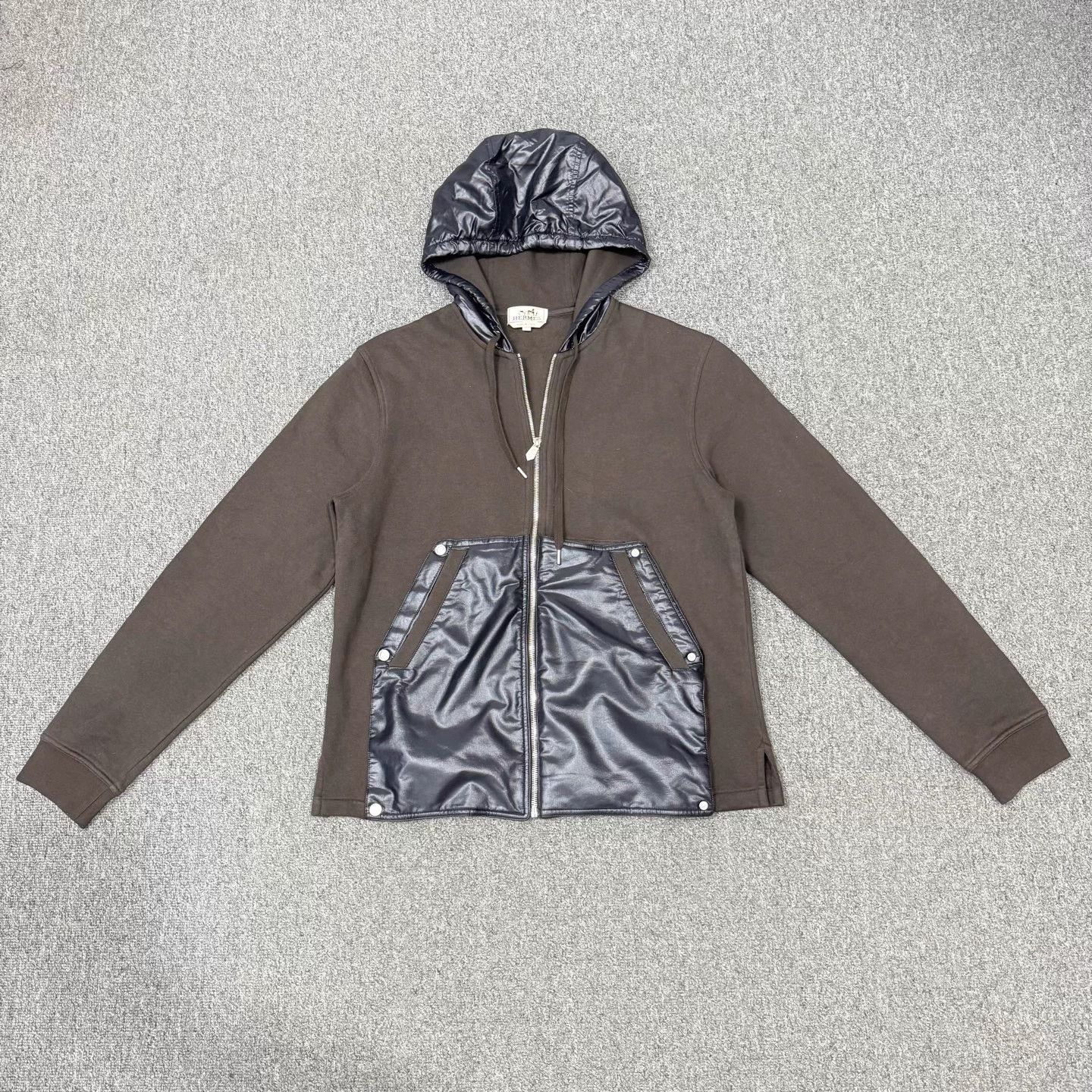 Hermes Hermes Fall/Winter camel color-blocked zip jacket S 99 new Size US S / EU 44-46 / 1 - 1 Thumbnail