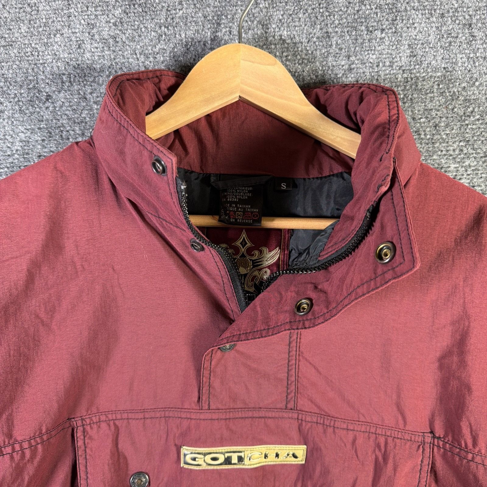 Gotcha Vintage Gotcha Jacket Mens Large Red 90s Gorpcore Skate Snow Size US L / EU 52-54 / 3 - 3 Thumbnail
