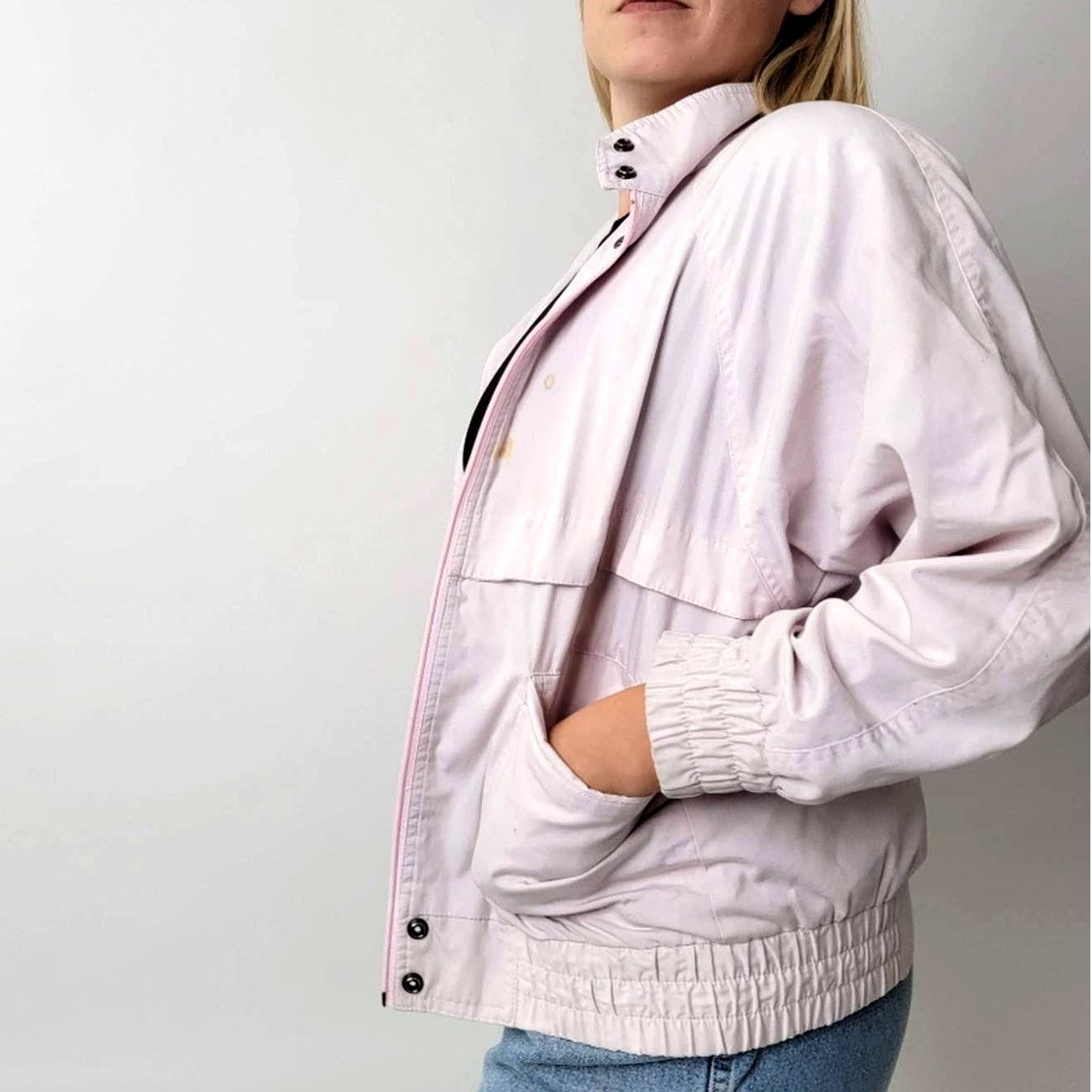 Vintage Vintage 90s Lightweight Bomber Jacket Size M / US 6-8 / IT 42-44 - 7 Thumbnail