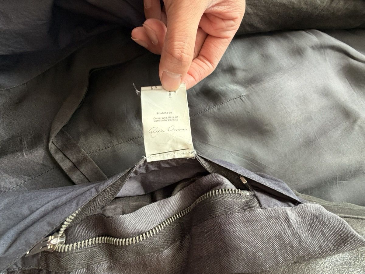 Rick Owens Rick Owens SS2011 “Anthem” Calf Leather Asymmetrical Jacket Size US M / EU 48-50 / 2 - 5 Thumbnail