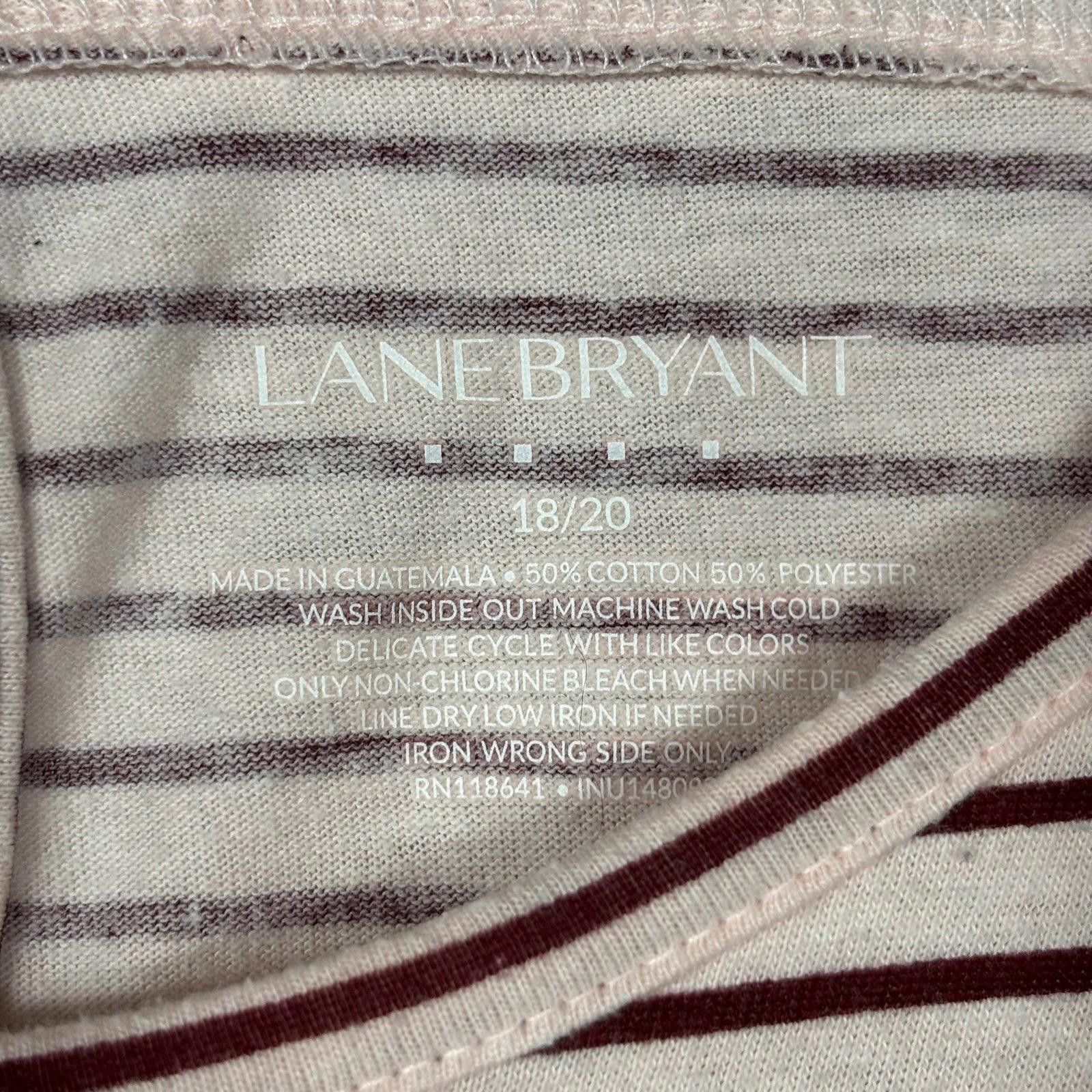 Other Lane Bryant Striped 3/4 Sleeve Top Size 18/20 Size XL / US 12-14 / IT 48-50 - 5 Thumbnail