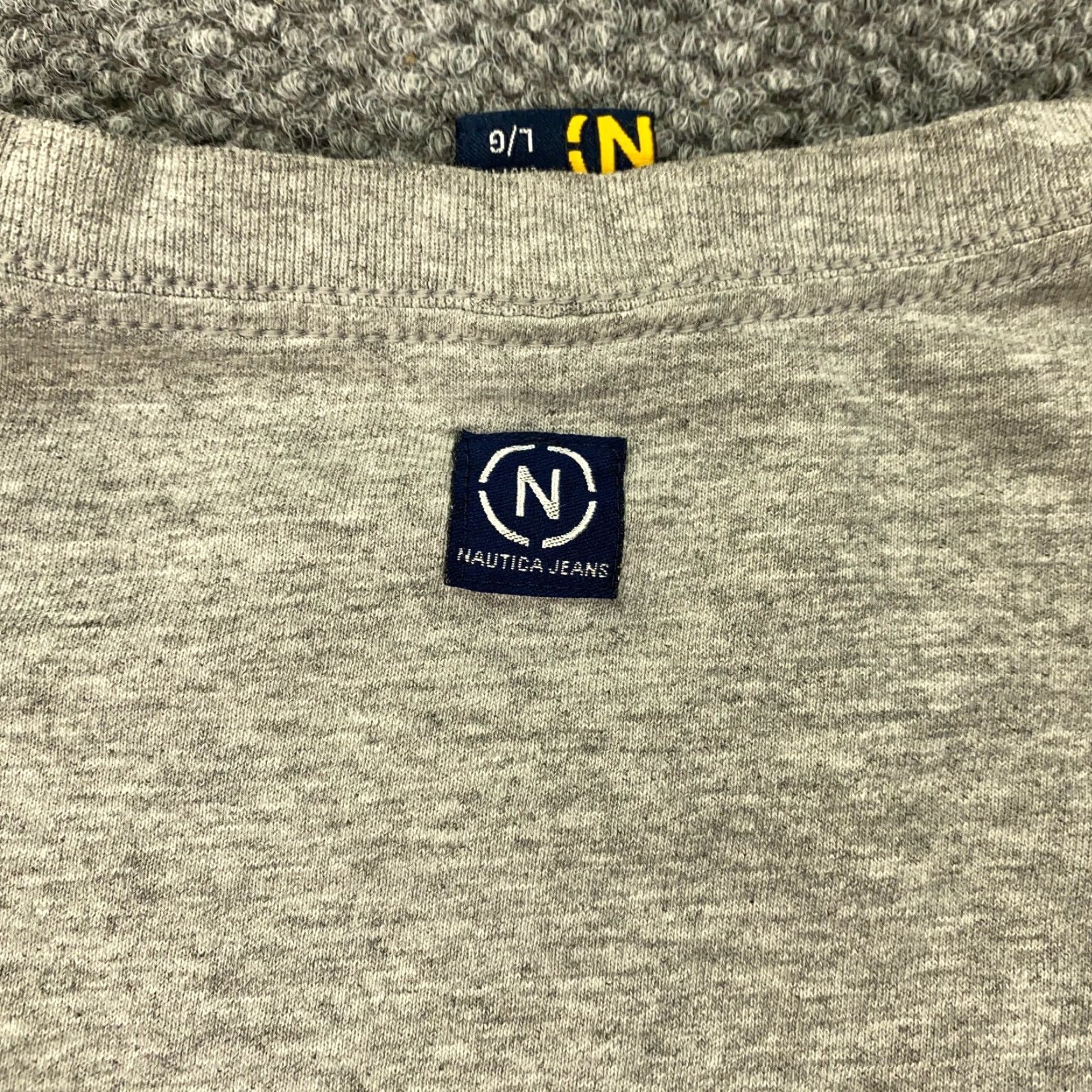Nautica Vtg Nautica Jeans Company Shirt Mens Large Gray Streetwear Hip Hop 90s Y2K Size US L / EU 52-54 / 3 - 6 Thumbnail