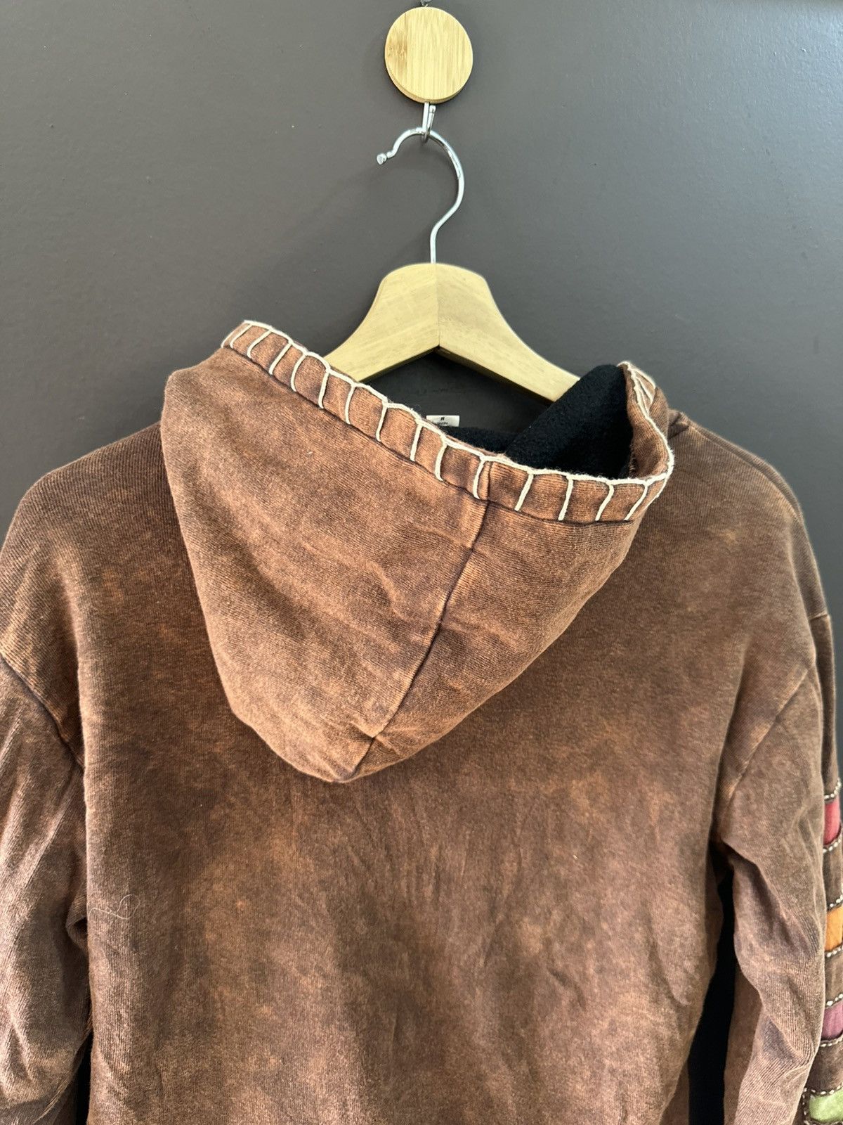 Japanese Brand × Other Reconstructed Sashiko Patchwork Zipper Jacket Made in Nepal Size M / US 6-8 / IT 42-44 - 11 Thumbnail