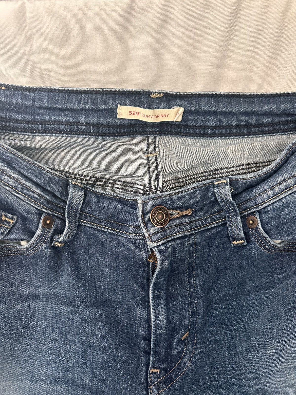 Levi's Levis curvy women’s skinny jeans Size 32" / US 10 / IT 46 - 3 Thumbnail