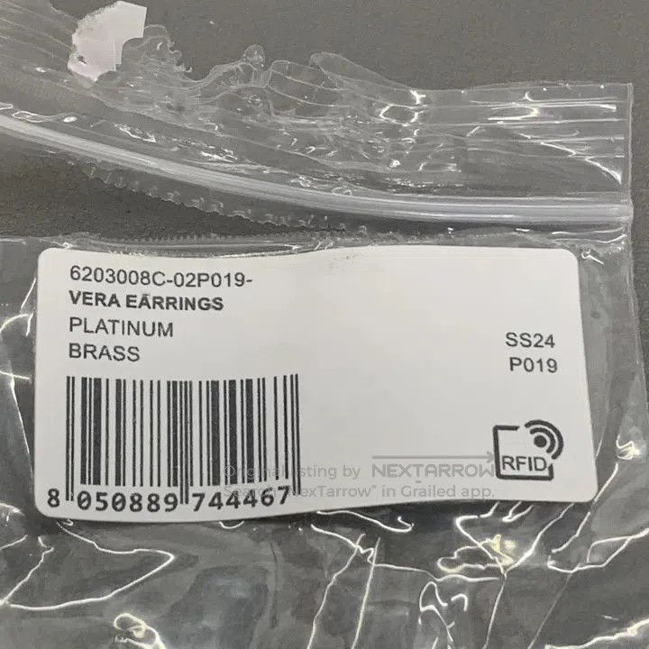 Vivienne Westwood Vivienne Westwood Vera Saturn Logo Earrings 0079. Size ONE SIZE - 3 Thumbnail