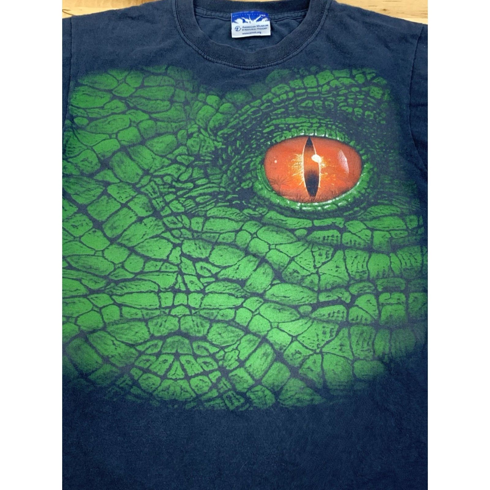 Vintage American Museum and Natural History Shirt Mens S Black Reptile Eye Size US S / EU 44-46 / 1 - 4 Thumbnail
