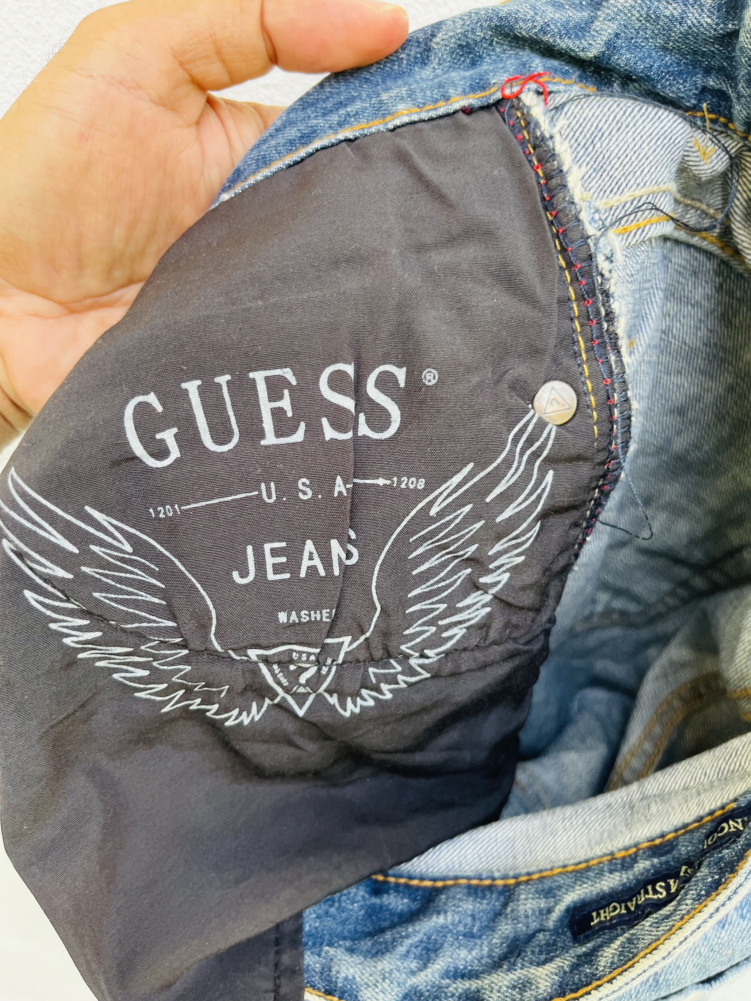 Guess × Japanese Brand Vintage Guess Distressed Japanese Designer Fashion Style Size US 29 - 11 Thumbnail