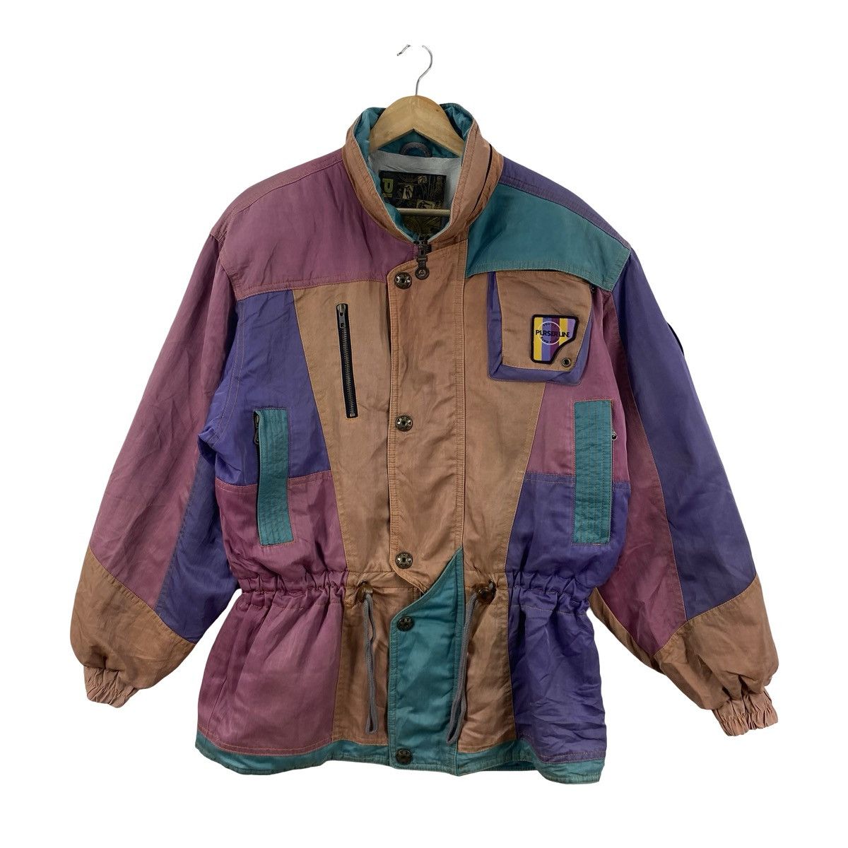 Vintage Vintage PURSER LINE SKI Jacket Parka Retro 80s Snowboard Size US XXL / EU 58 / 5 - 5 Thumbnail