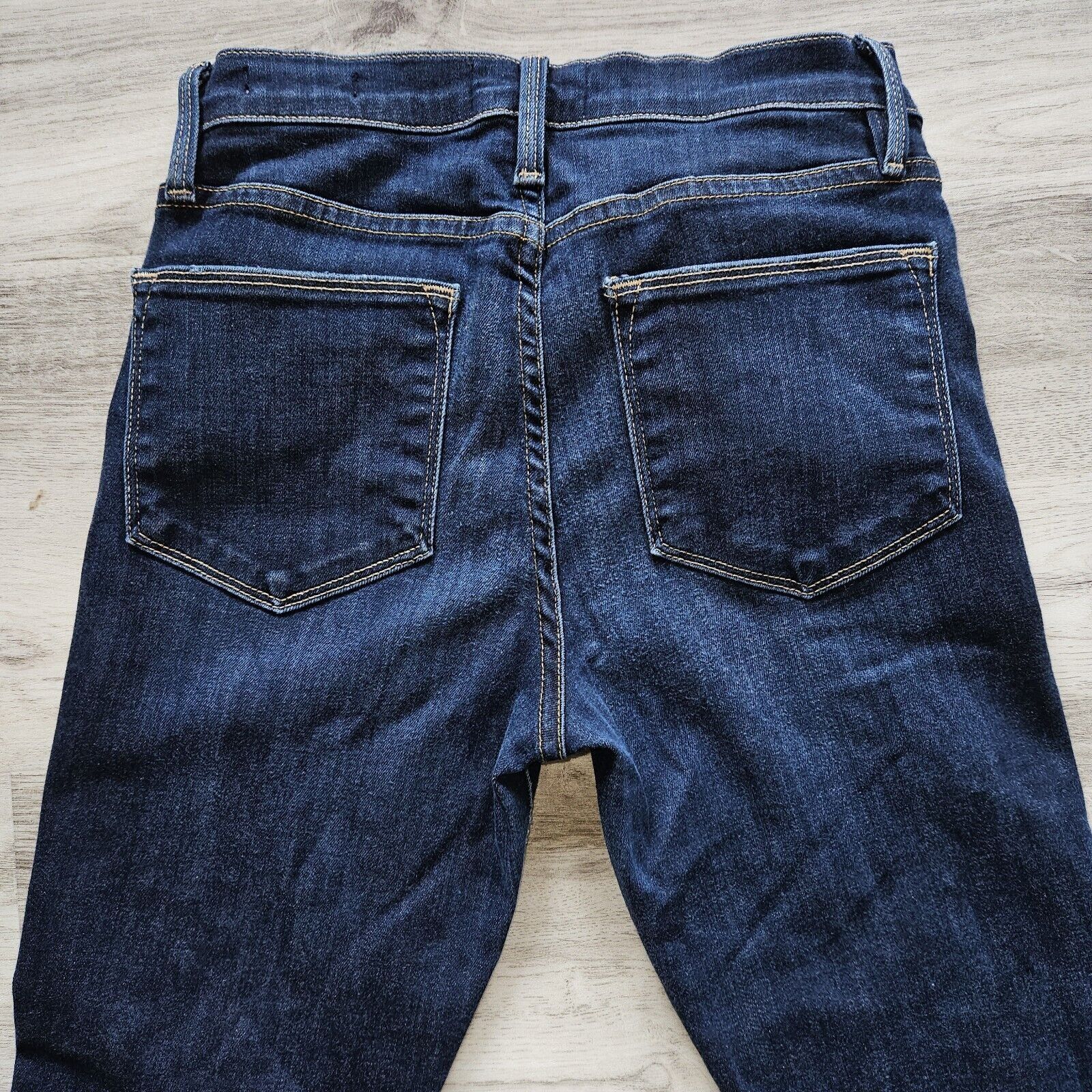 Frame Frame Jeans Women 25 Le High Skinny Split Hem Mid Rise Blue Size 25" / US 0 / IT 36 - 9 Thumbnail
