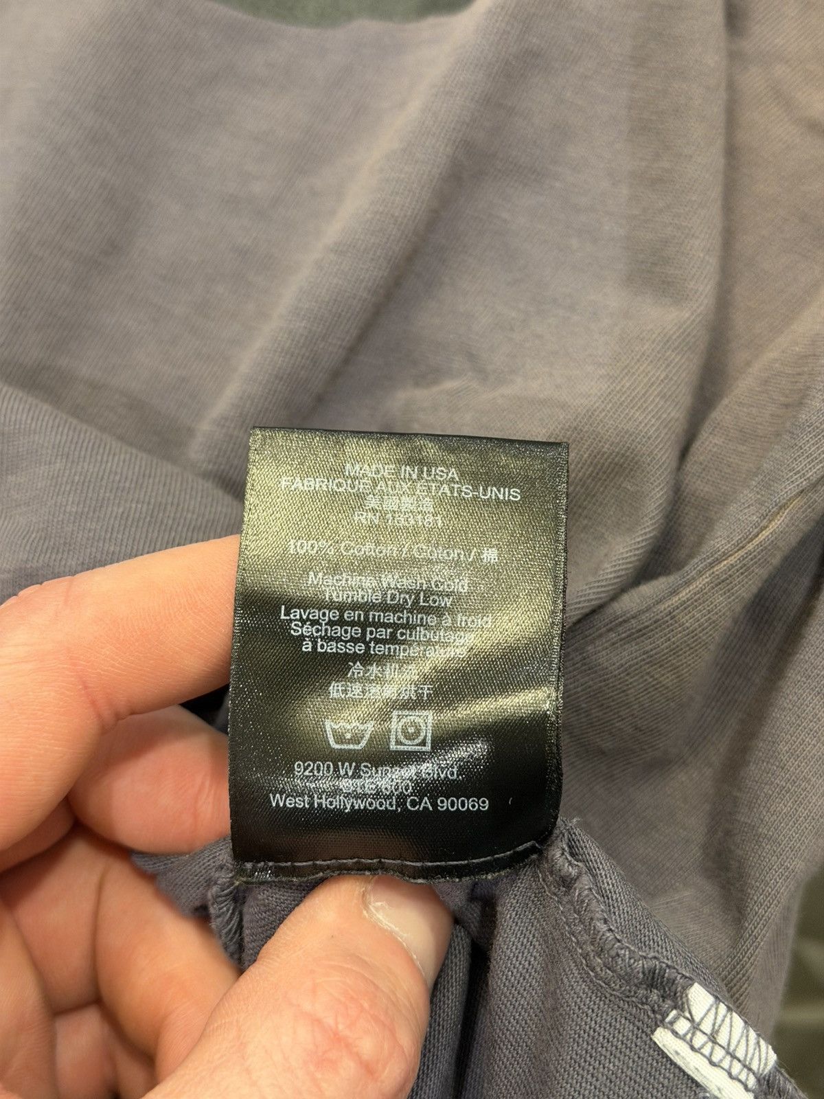 Rhude Rhude Dakar 91 LS Shirt - Vintage Grey Size US L / EU 52-54 / 3 - 5 Thumbnail