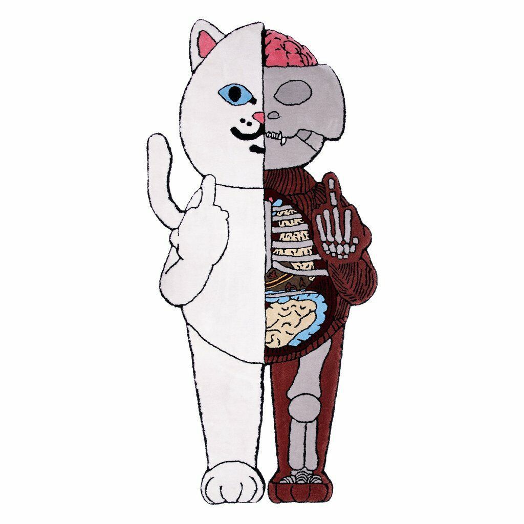 Rip N Dip × Streetwear Rip N Dip Nermal Anatomy Rug - 6ft | Grailed