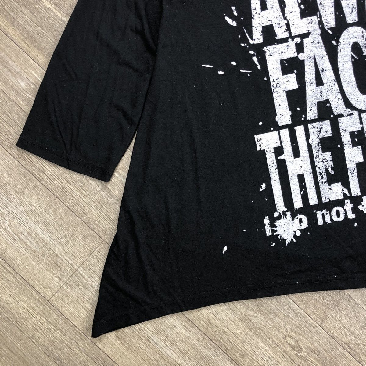 If Six Was Nine × Japanese Brand × Le Grande Bleu (L.G.B.) 2000s Always Faces The Front Cross Punk LGB Style Longsleeve Size US M / EU 48-50 / 2 - 4 Thumbnail