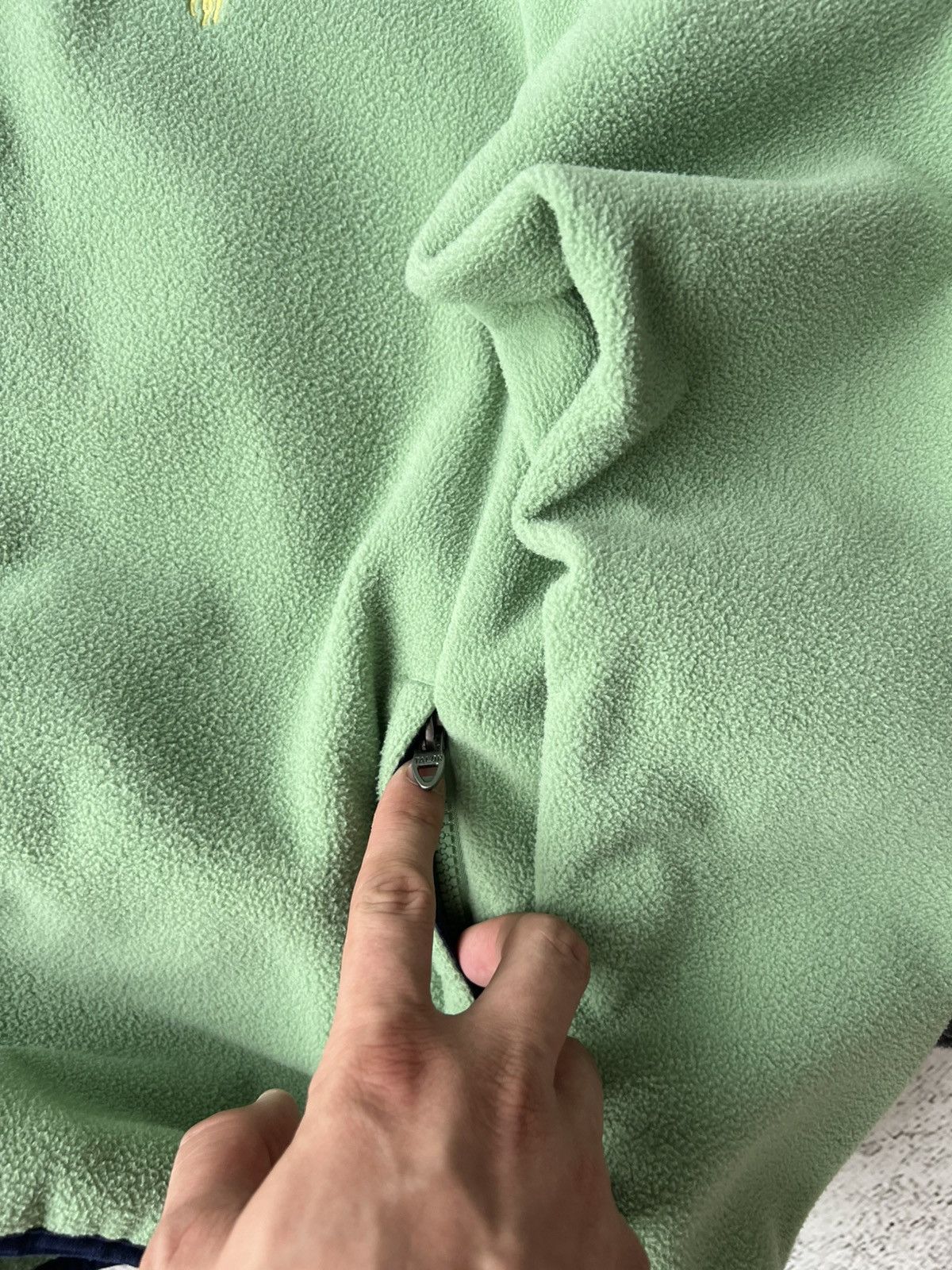Polo Ralph Lauren 🟢 Vintage Ralph Lauren fleece pullover in green Rare Size M Size US M / EU 48-50 / 2 - 10 Thumbnail