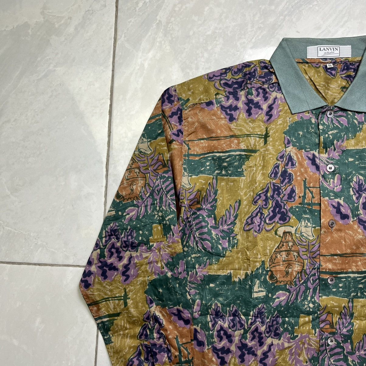 Lanvin Lanvin studio pattern shirt /hermes/versace/dior/prada/ Size US M / EU 48-50 / 2 - 6 Thumbnail