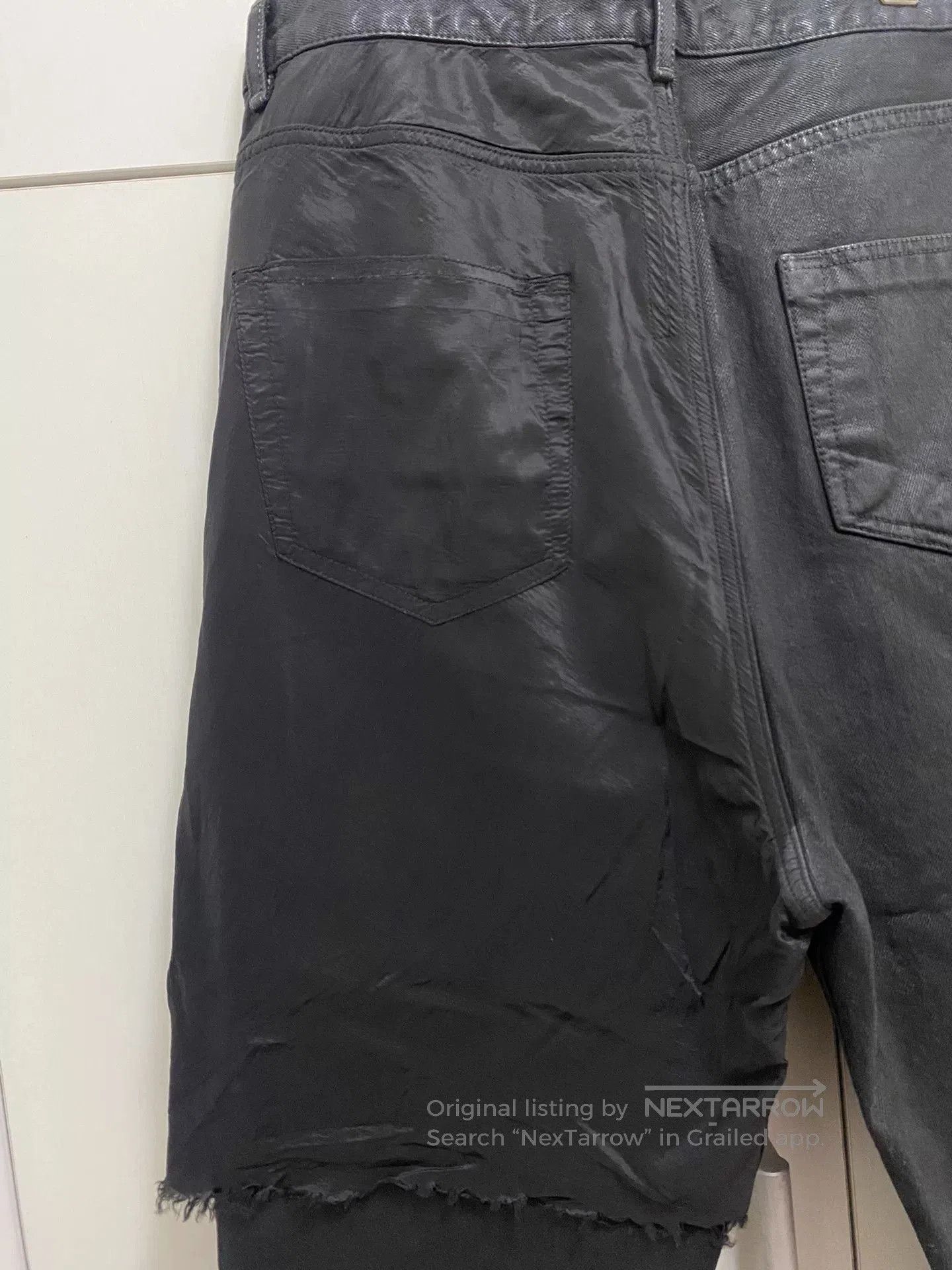 Rick Owens Drkshdw Rick Owens DRKSHDW Waxed Jeans. Size US 30 / EU 46 - 5 Thumbnail