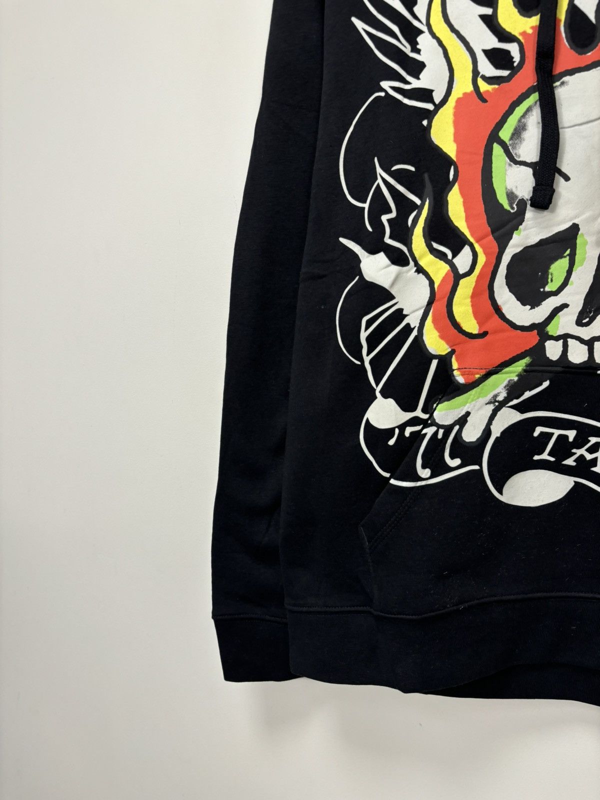 Christian Audigier Vintage Ed Hardy Y2K Skull Tattoo NEW Hype Black Hoodie Size US L / EU 52-54 / 3 - 5 Thumbnail