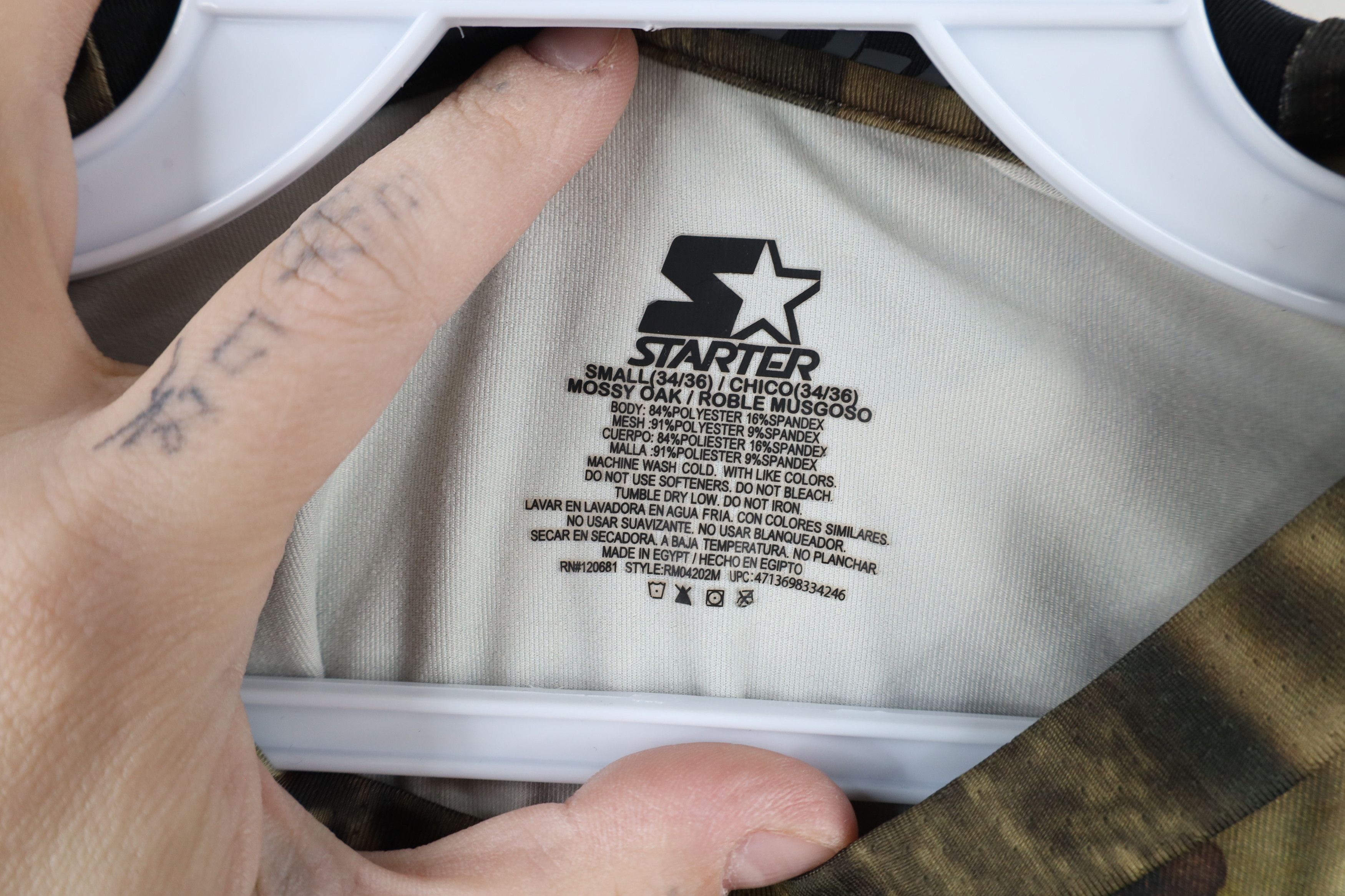 Starter × Vintage Vintage Y2K Starter Mossy Oak Camouflage Long Sleeve T-Shirt Size US S / EU 44-46 / 1 - 6 Thumbnail