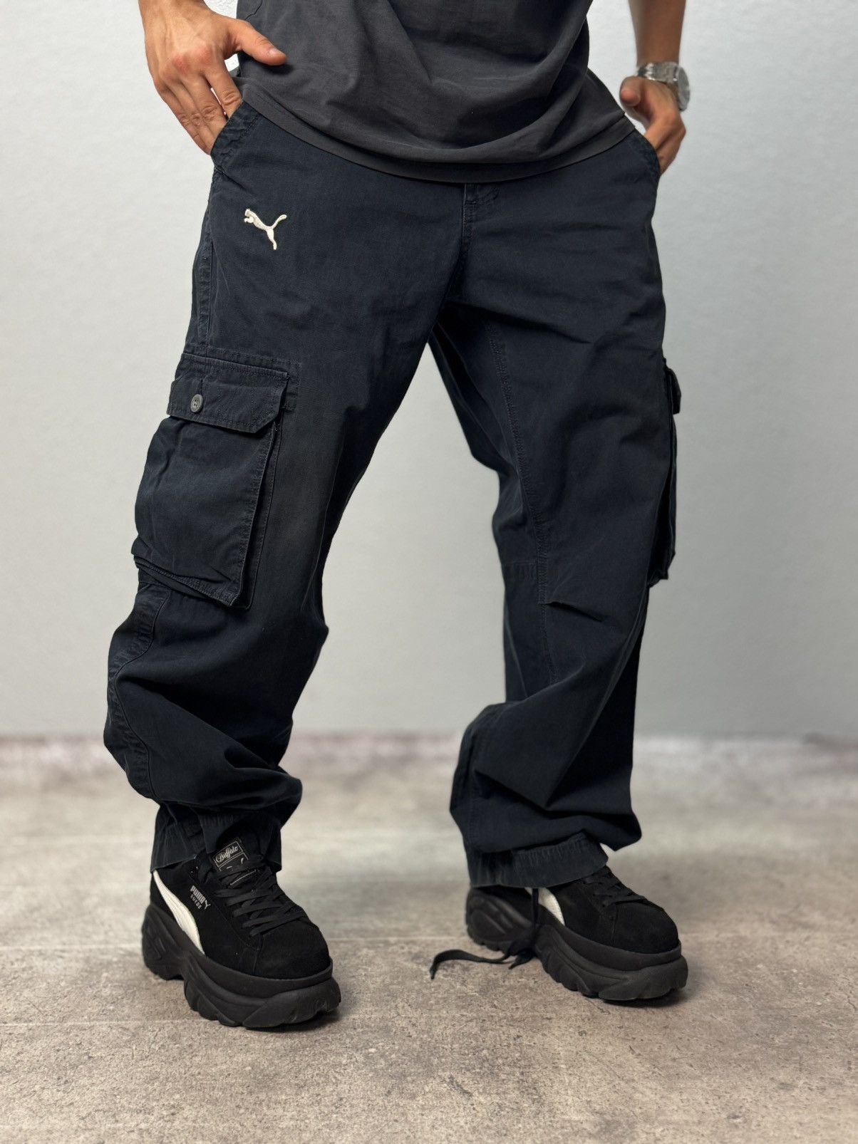 Puma Vintage Cargo Puma Bontage Baggy Japan Tornado y2K diesel Size US 32 / EU 48 - 1 Thumbnail