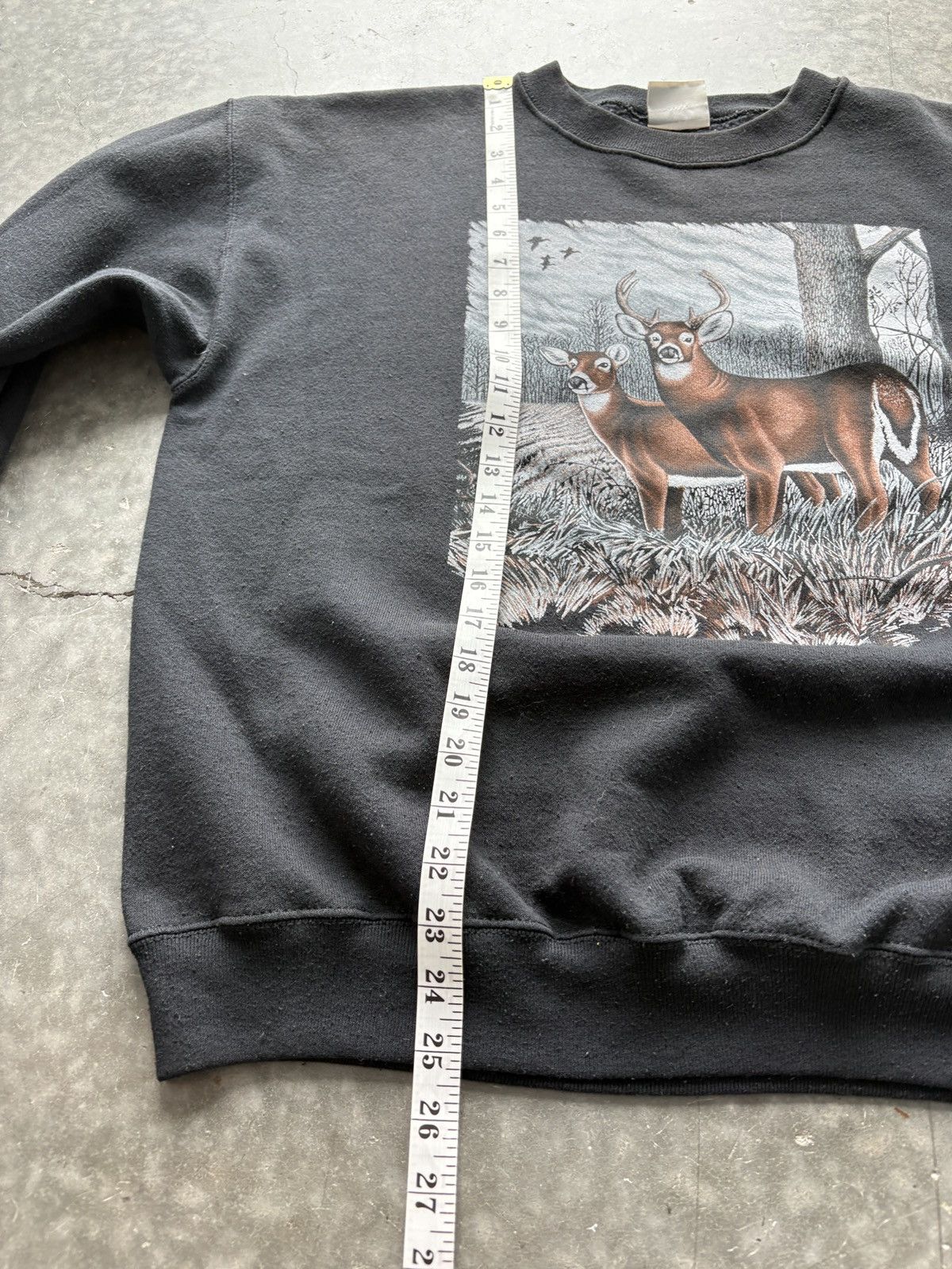 Vintage Vintage 90s Whitetail Deer Crewneck Sweatshirt Size US L / EU 52-54 / 3 - 8 Thumbnail