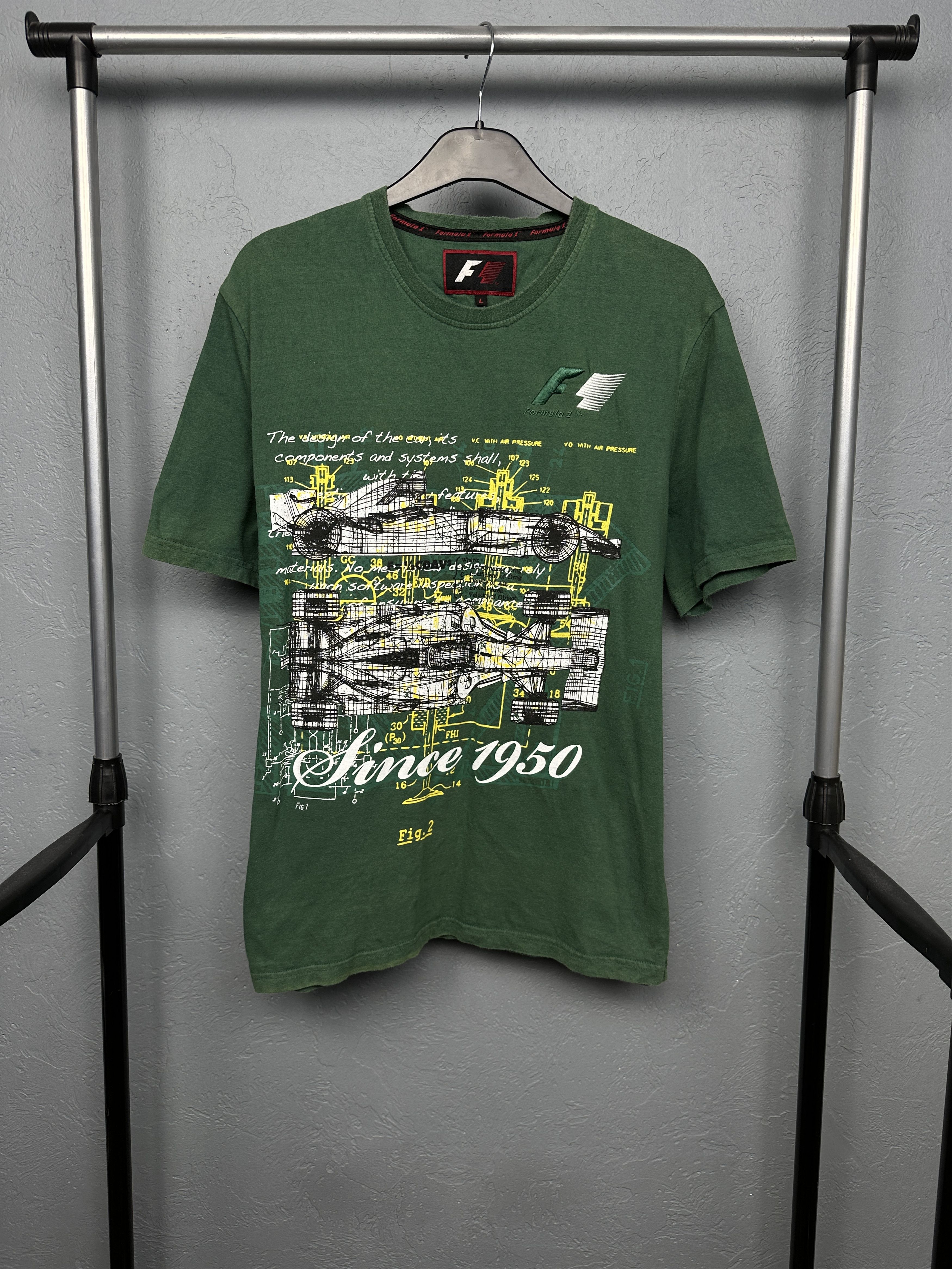 Formula 1 Formula 1 Vintage Mens T-Shirt Size US L / EU 52-54 / 3 - 1 Thumbnail