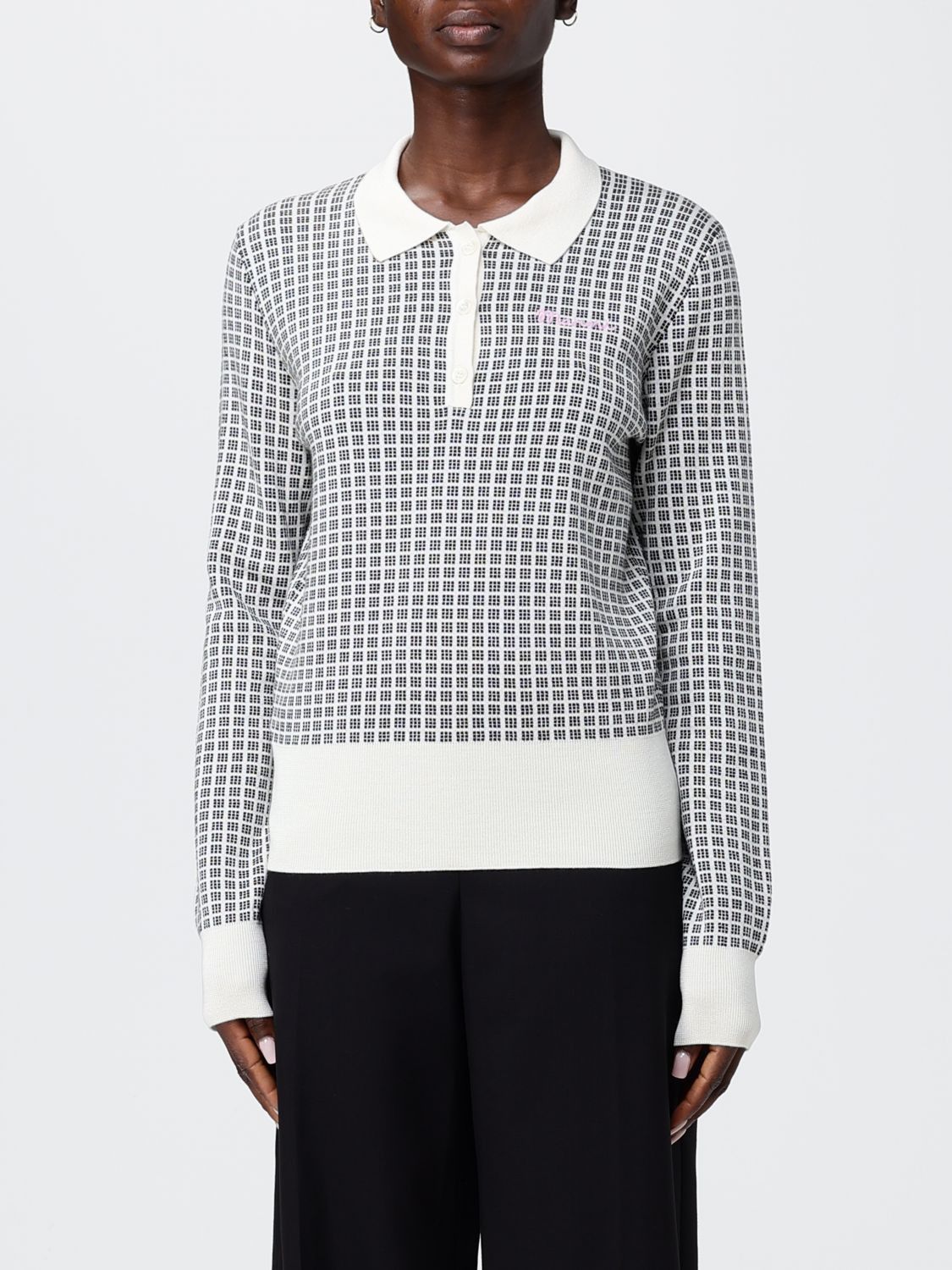 Marni Marni Polo Shirt Woman Grey Size M / US 6-8 / IT 42-44 - 1 Thumbnail