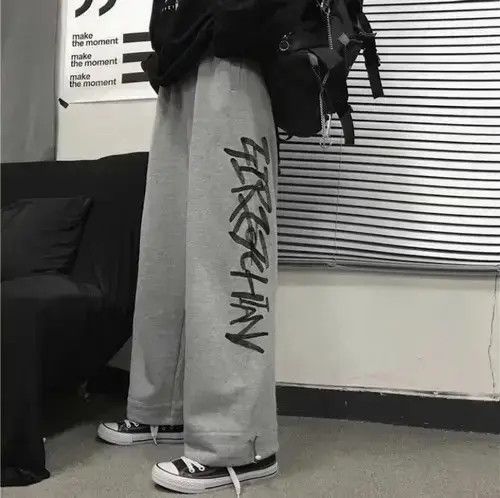 Japanese Brand × Vintage jap fashion graffiti wide sweatpants Size US 32 / EU 48 - 3 Thumbnail