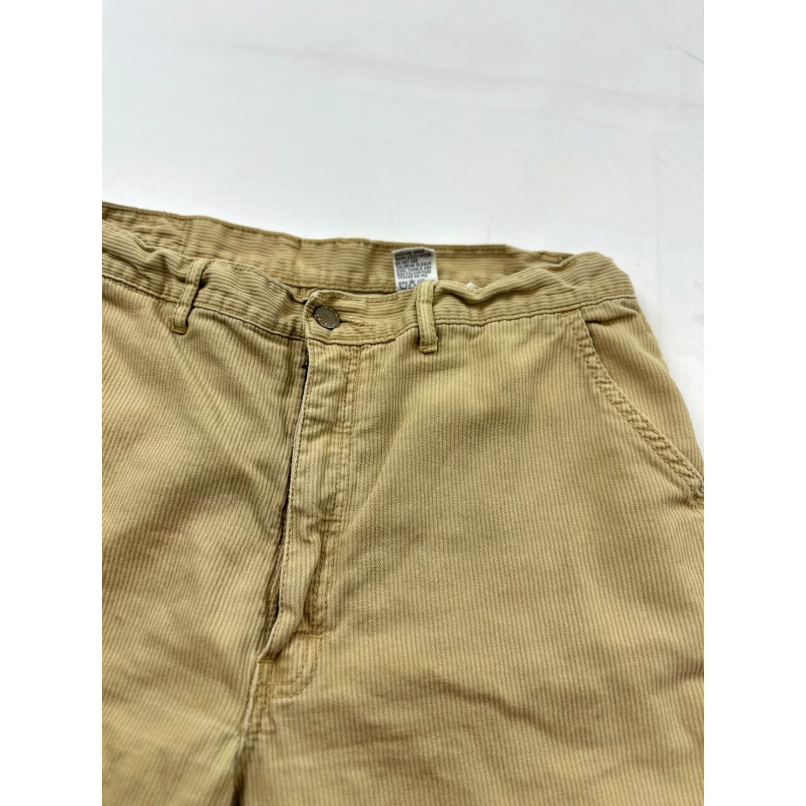 Vintage VINTAGE Brittania Pants Womens 36L Brown Corduroy High Rise Straight Leg Chino Casual Men/Women? Size 25" / US 0 / IT 36 - 4 Thumbnail