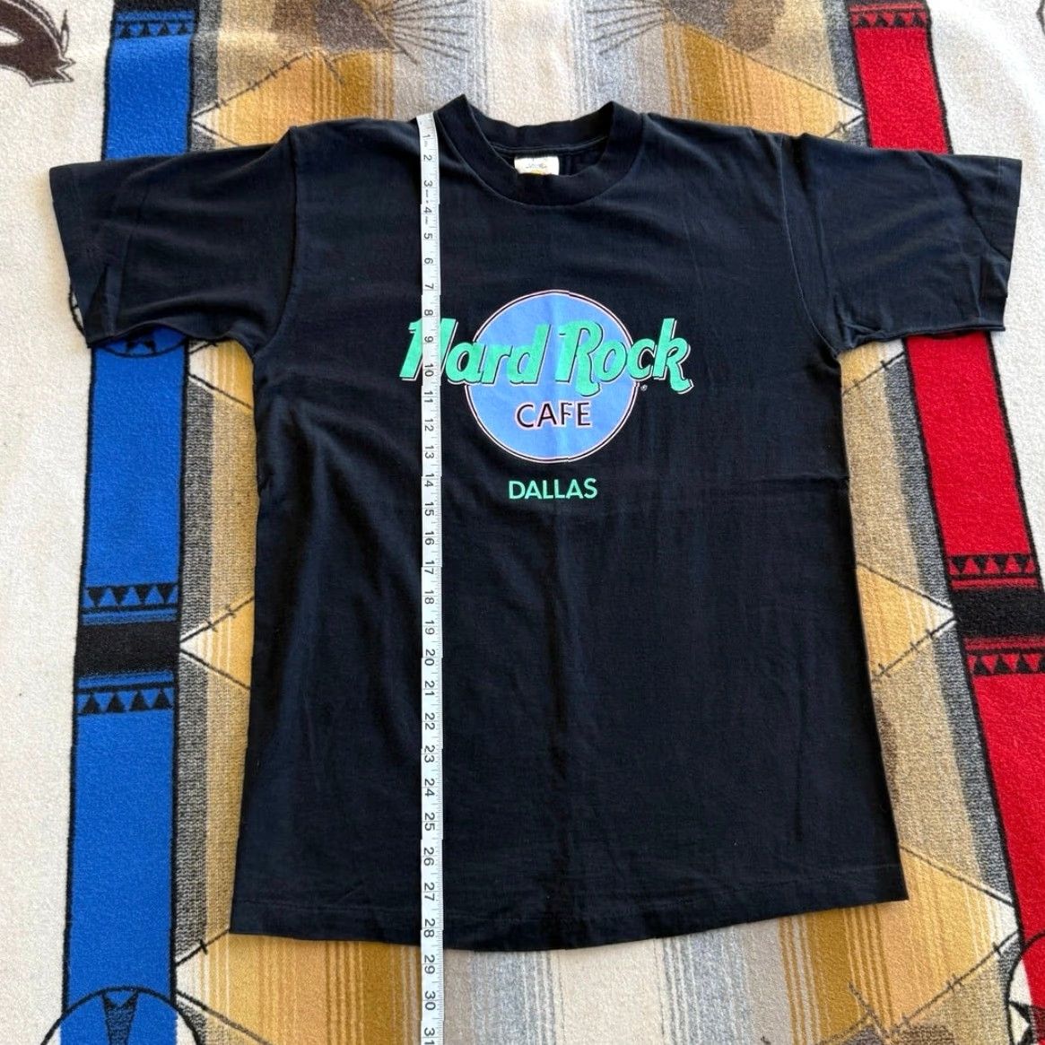 Hard Rock Cafe VINTAGE Hard Rock Cafe Dallas Texas T-Shirt L Men Short Sleeve Solid Black 90s 1990s USA Size US L / EU 52-54 / 3 - 6 Thumbnail
