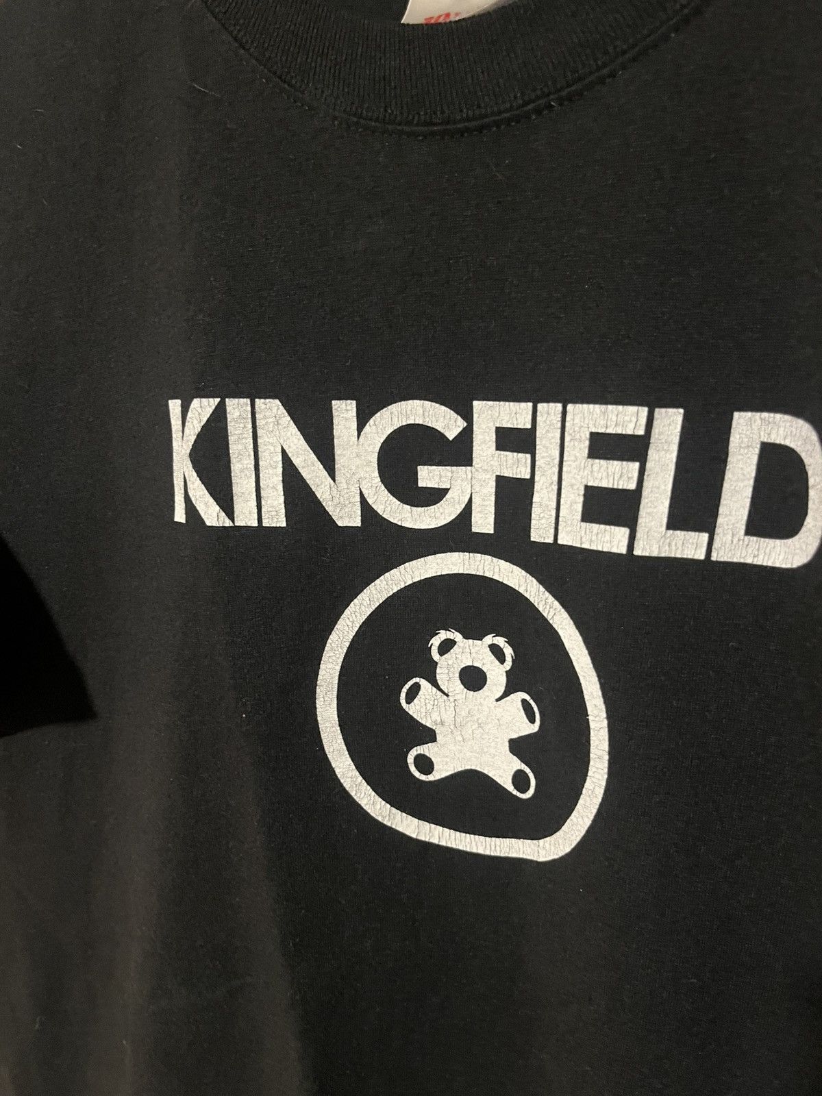 Hanes Vintage Y2K 2000’s Kingfield Bear Band tee shirt Size US M / EU 48-50 / 2 - 3 Thumbnail