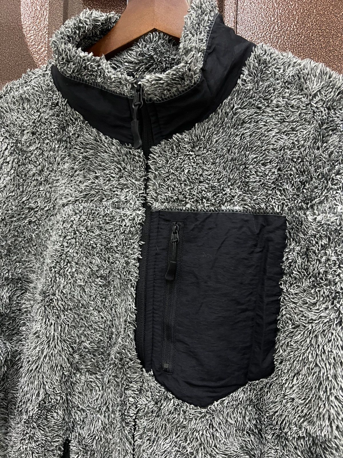 Japanese Brand GU Fur Fleece Full Zipper West Bend Sherpa Sweater Size US L / EU 52-54 / 3 - 4 Thumbnail