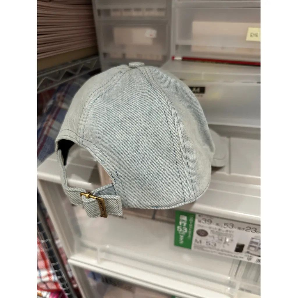 Saint Laurent Paris o1tp1o0125 Cap in Denim Size ONE SIZE - 3 Thumbnail