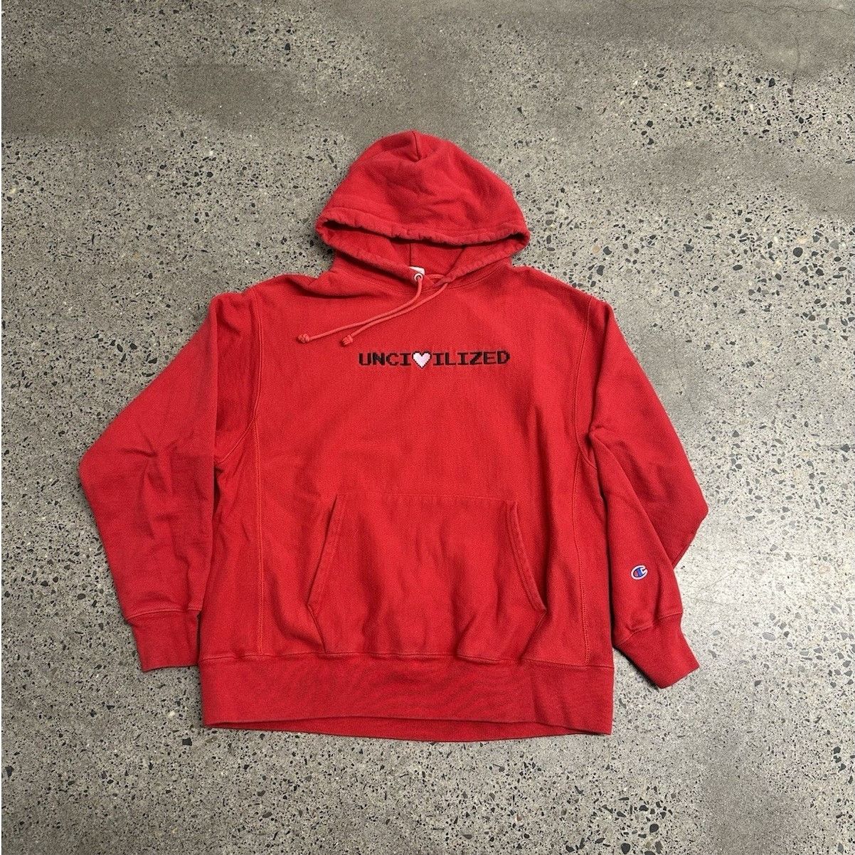 Champion Uncivilized Mr Foamer Simpson Valentine’s Day Hoodie Size US XL / EU 56 / 4 - 1 Thumbnail