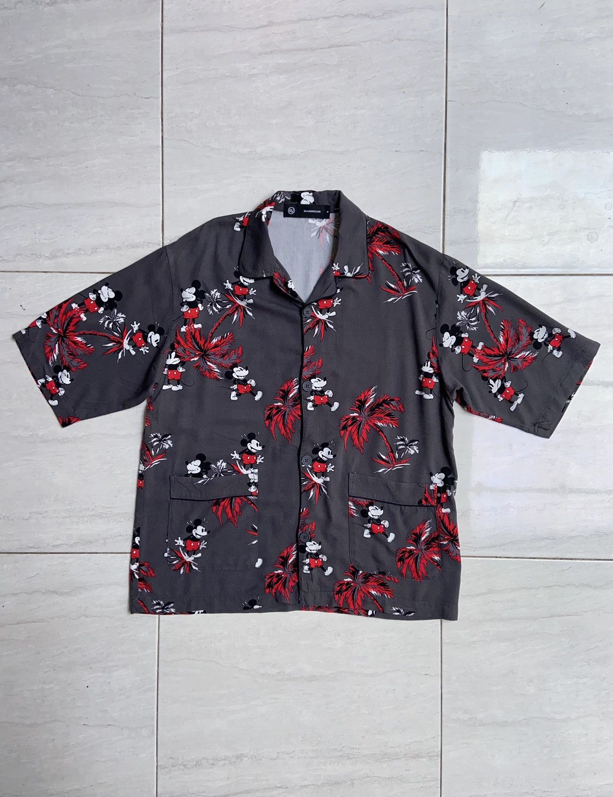 GU x UNDERCOVER Mickey Mouse Printed Shirt