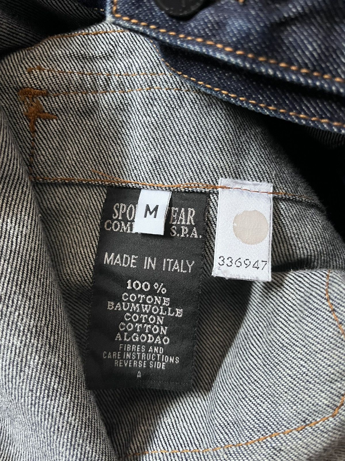 Vintage Stone Island denim jeans jacket rare