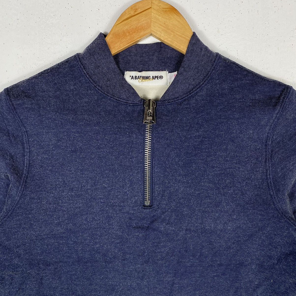 Bape × Nigo ASNKA INDIGO HALF ZIPPER SWEATSHIRT Size XS / US 0-2 / IT 36-38 - 5 Thumbnail