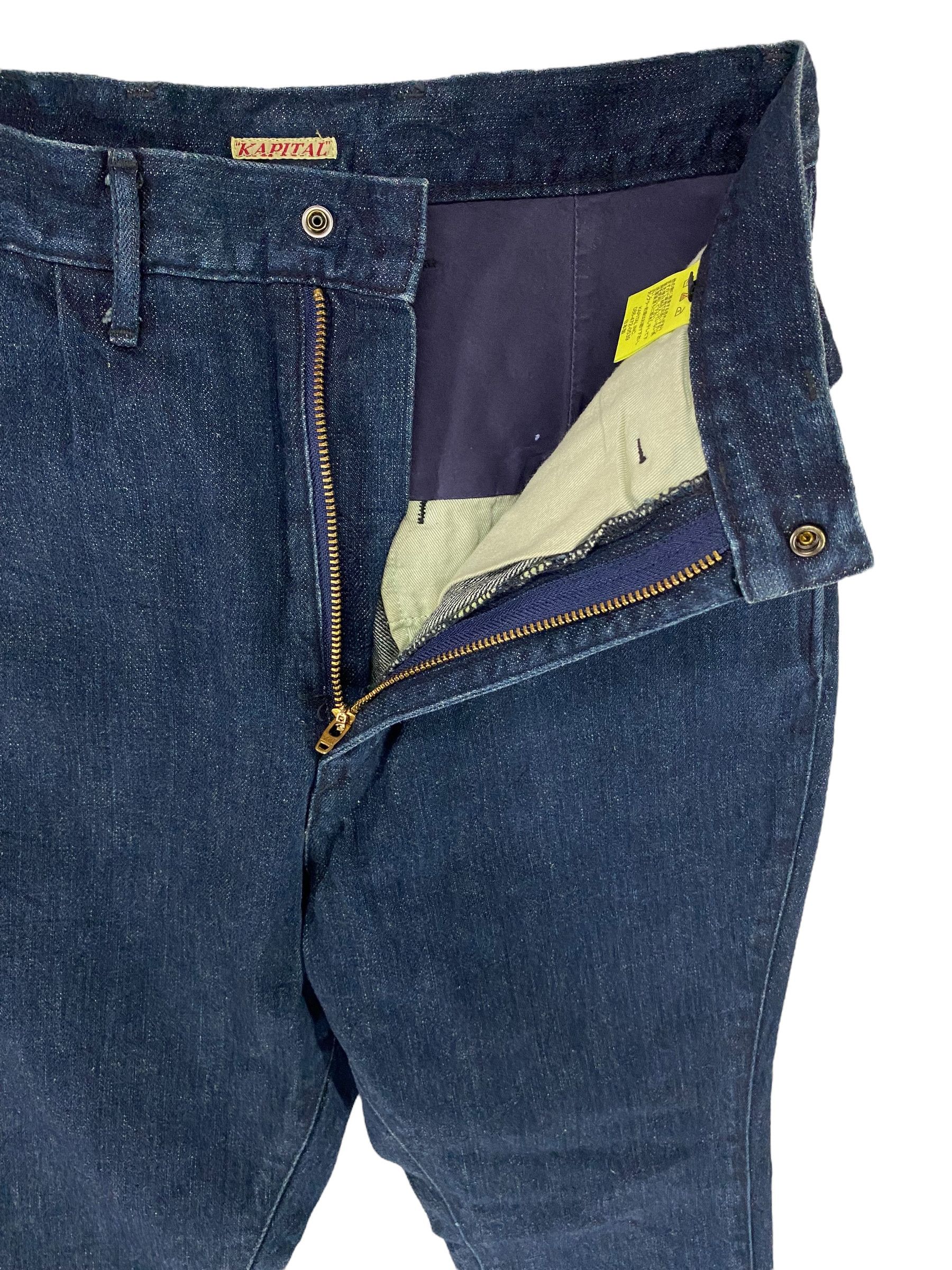 Kapital Kapital indigo merchant tailors skinny balloon jeans Size 29" - 9 Thumbnail