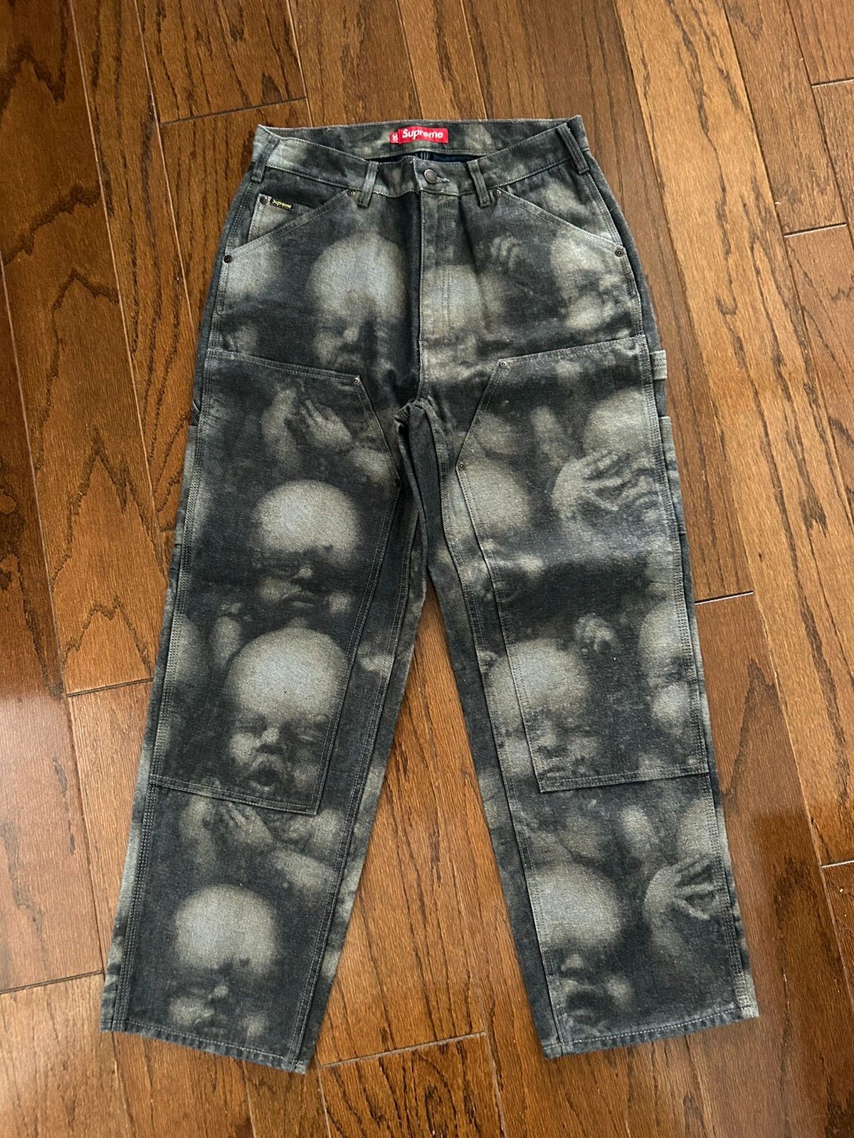 Supreme Supreme H.R. Giger Double Knee Denim Jeans | Grailed
