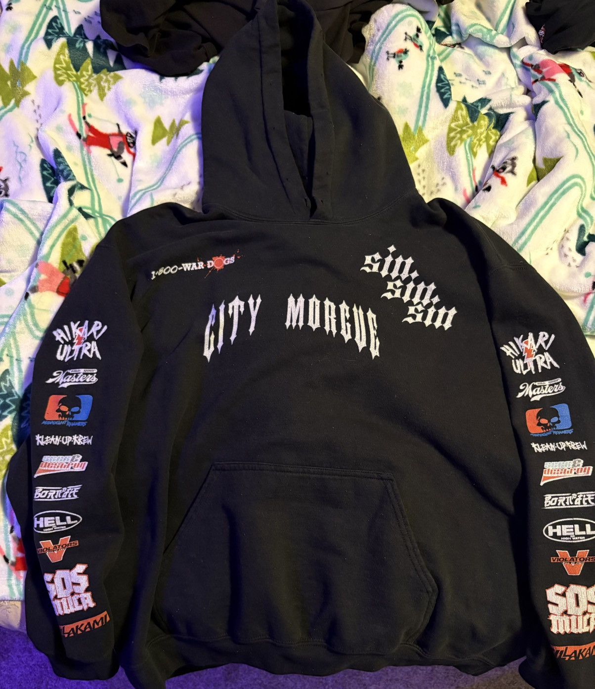 City Morgue *RARE* CITY MORGUE SIN RACING HOODIE Size US L / EU 52-54 / 3 - 1 Thumbnail