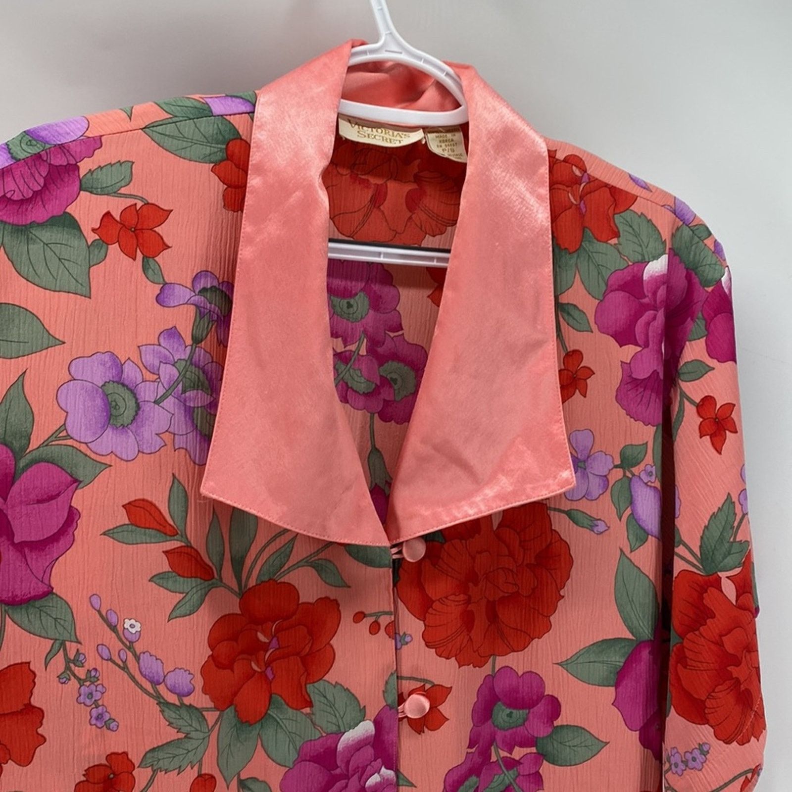 Victoria's Secret Victoria’s Secret Pink Floral Night Shirt Pajama oversized Size ONE SIZE - 4 Thumbnail