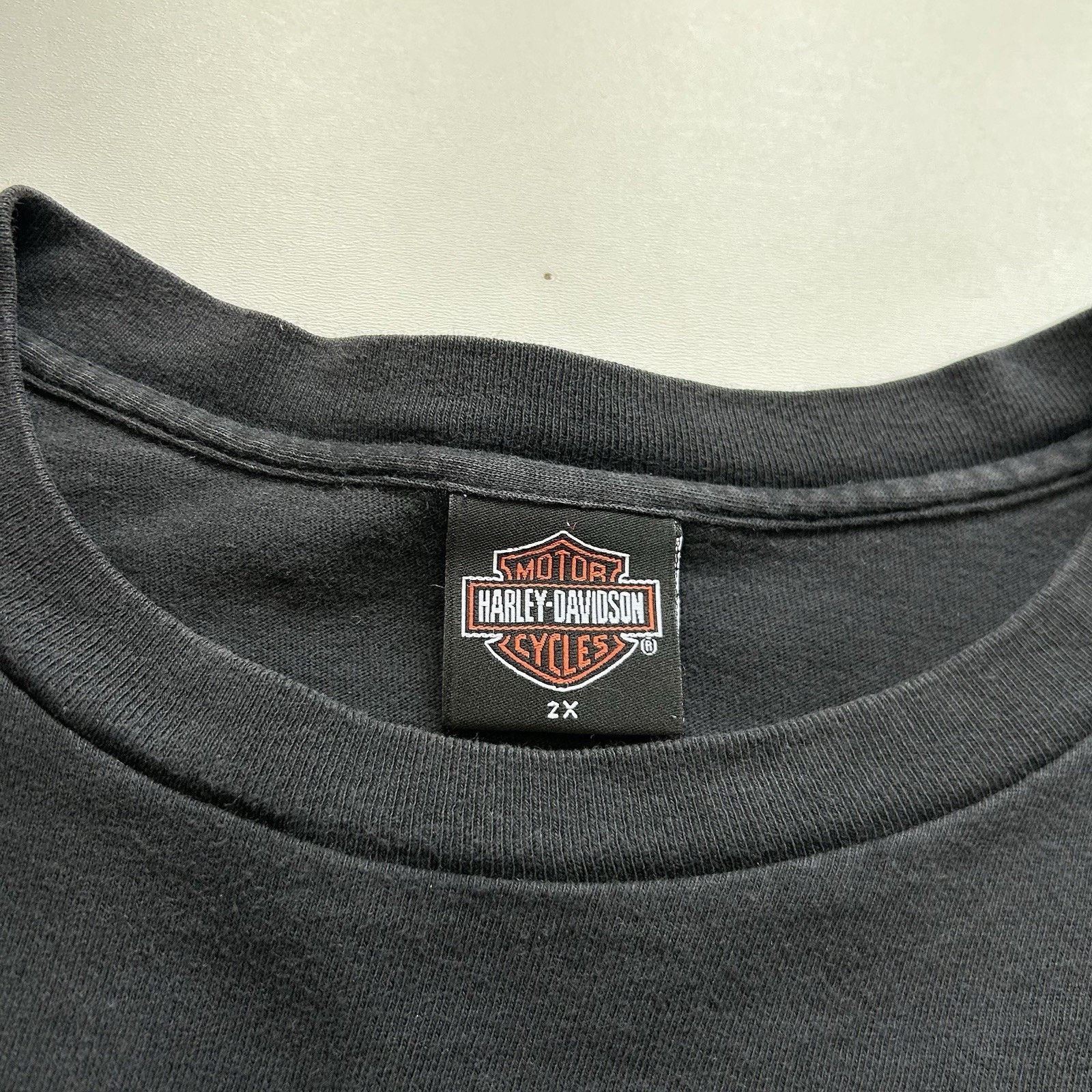 Harley Davidson Vintage Harley Davidson Long Sleeve T Shirt 2XL Skull Chains Size US XXL / EU 58 / 5 - 9 Thumbnail