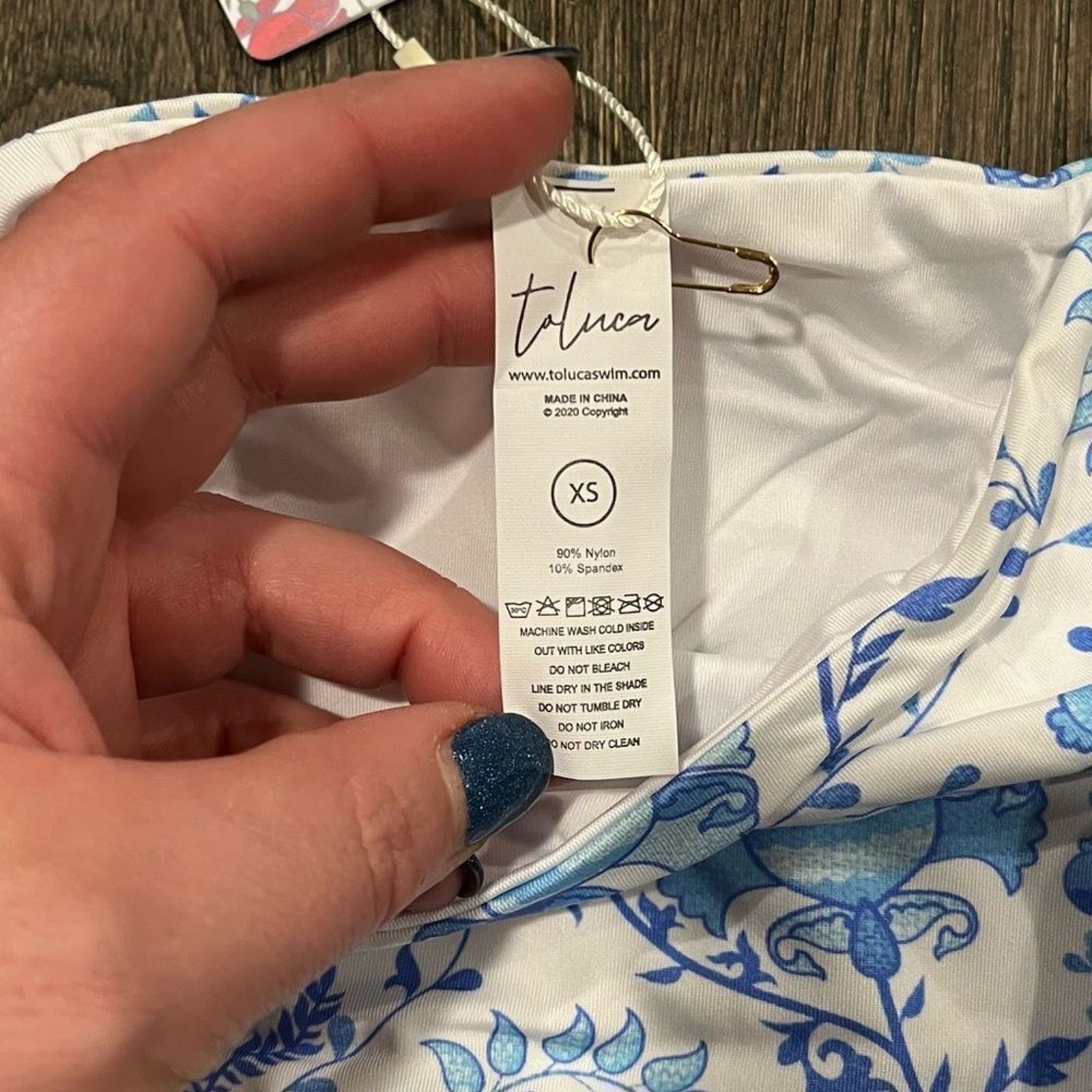 Vintage NWT Toluca Gia Maxi Bikini Bottom Rivera Size XS Size XS / US 0-2 / IT 36-38 - 5 Thumbnail