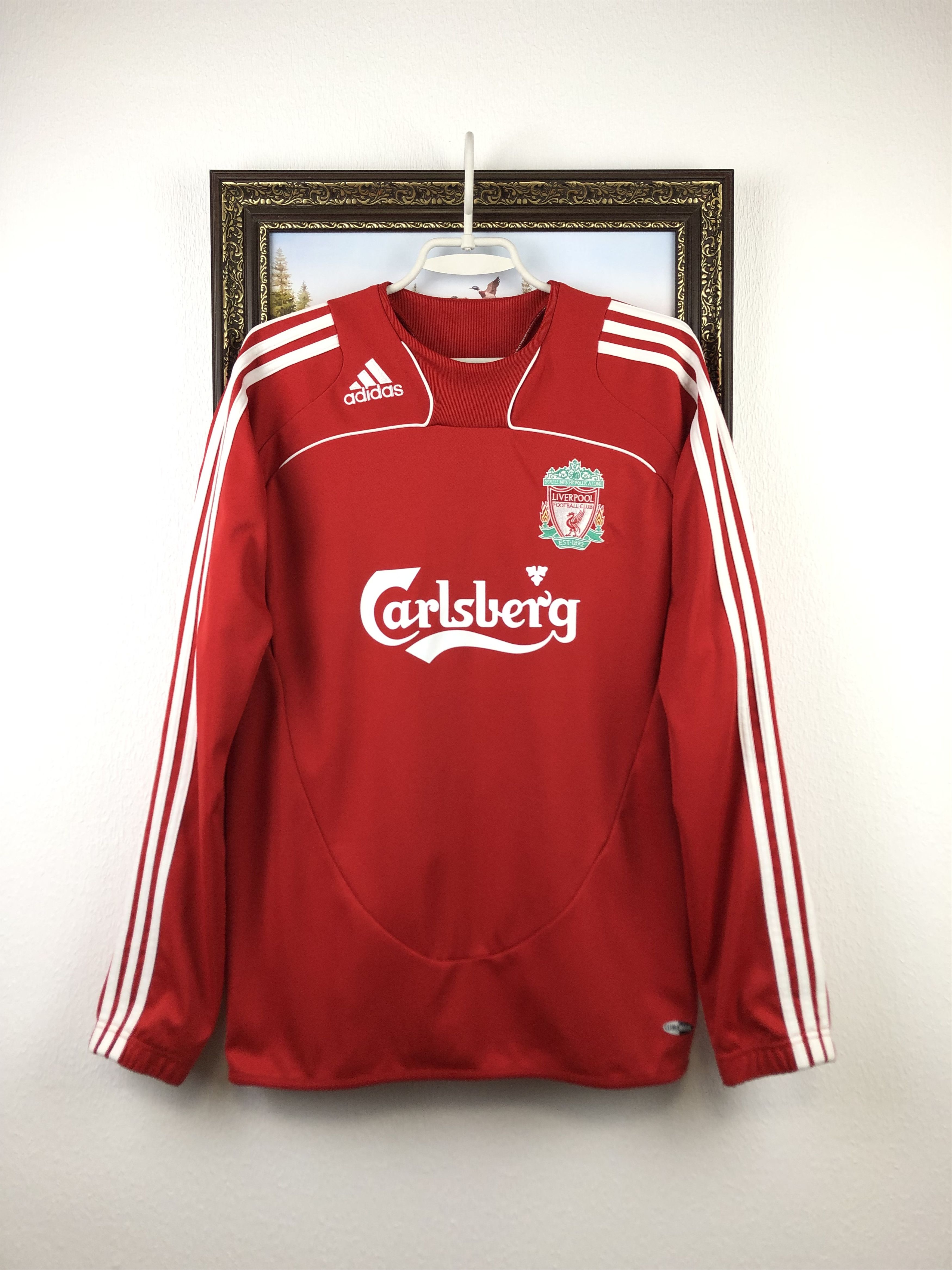 Adidas Vintage Liverpool Football Sweatshirt Soccer Jacket Rare Size US M / EU 48-50 / 2 - 1 Thumbnail