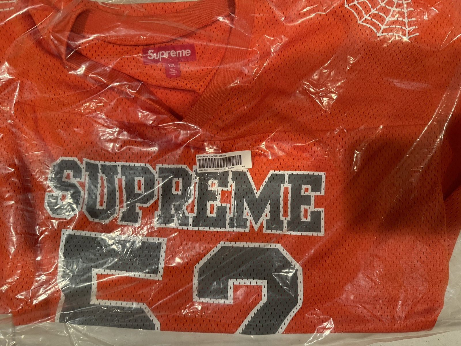 Supreme Supreme Spiderweb Football Jersey | Grailed Supreme Supreme Spiderweb Football Jersey | Grailed