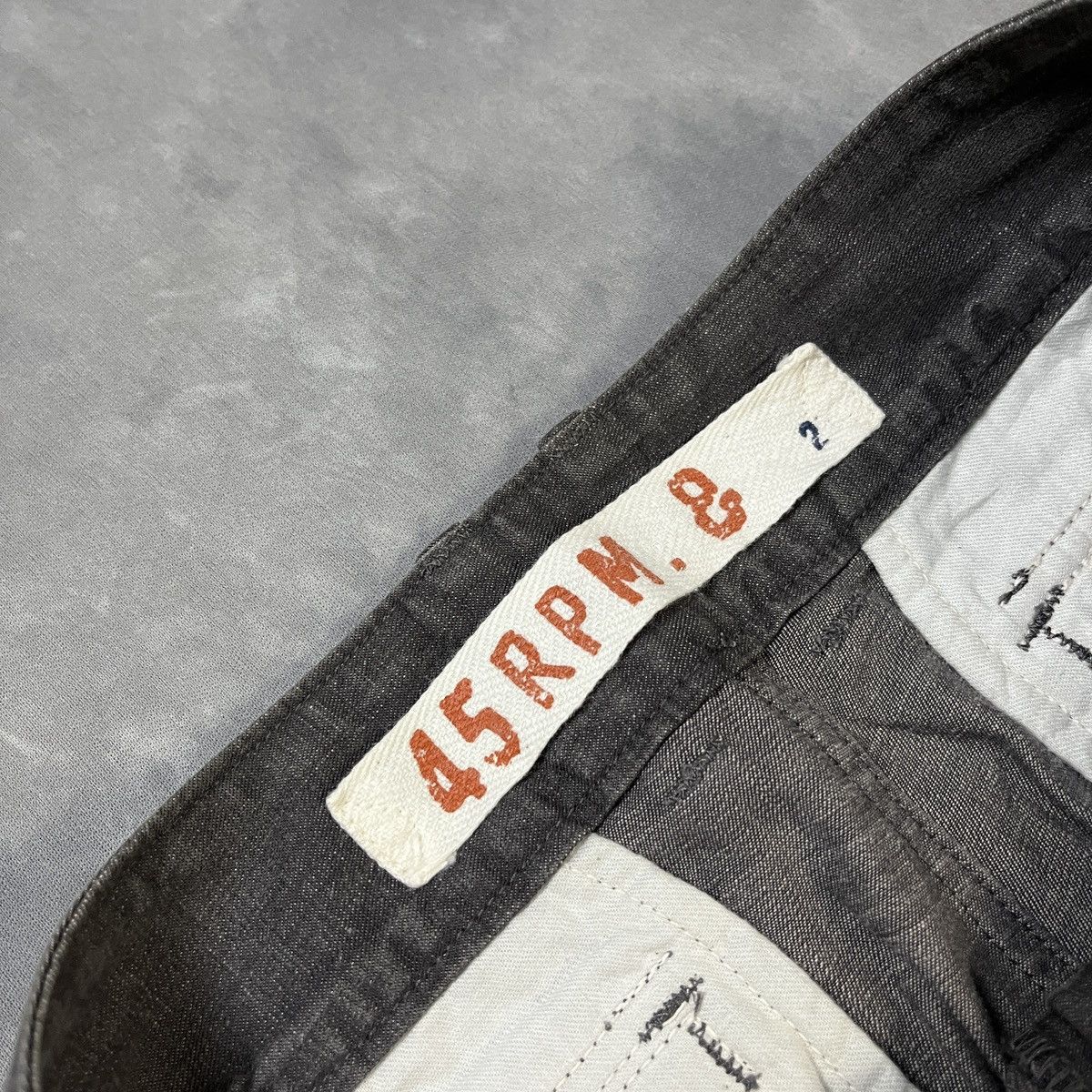 45rpm 45RPM Japanese Wide Flare Cotton Trousers Made in Japan Size US 27 - 3 Thumbnail