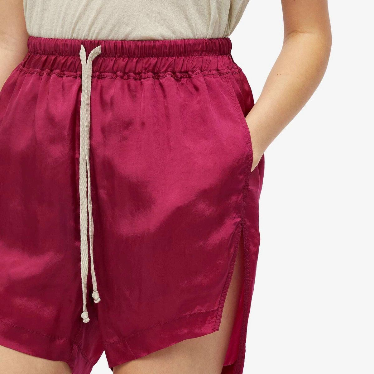 Rick Owens o1y0126 Short in Fuchsia Size 26" / US 2 / IT 38 - 2 Thumbnail