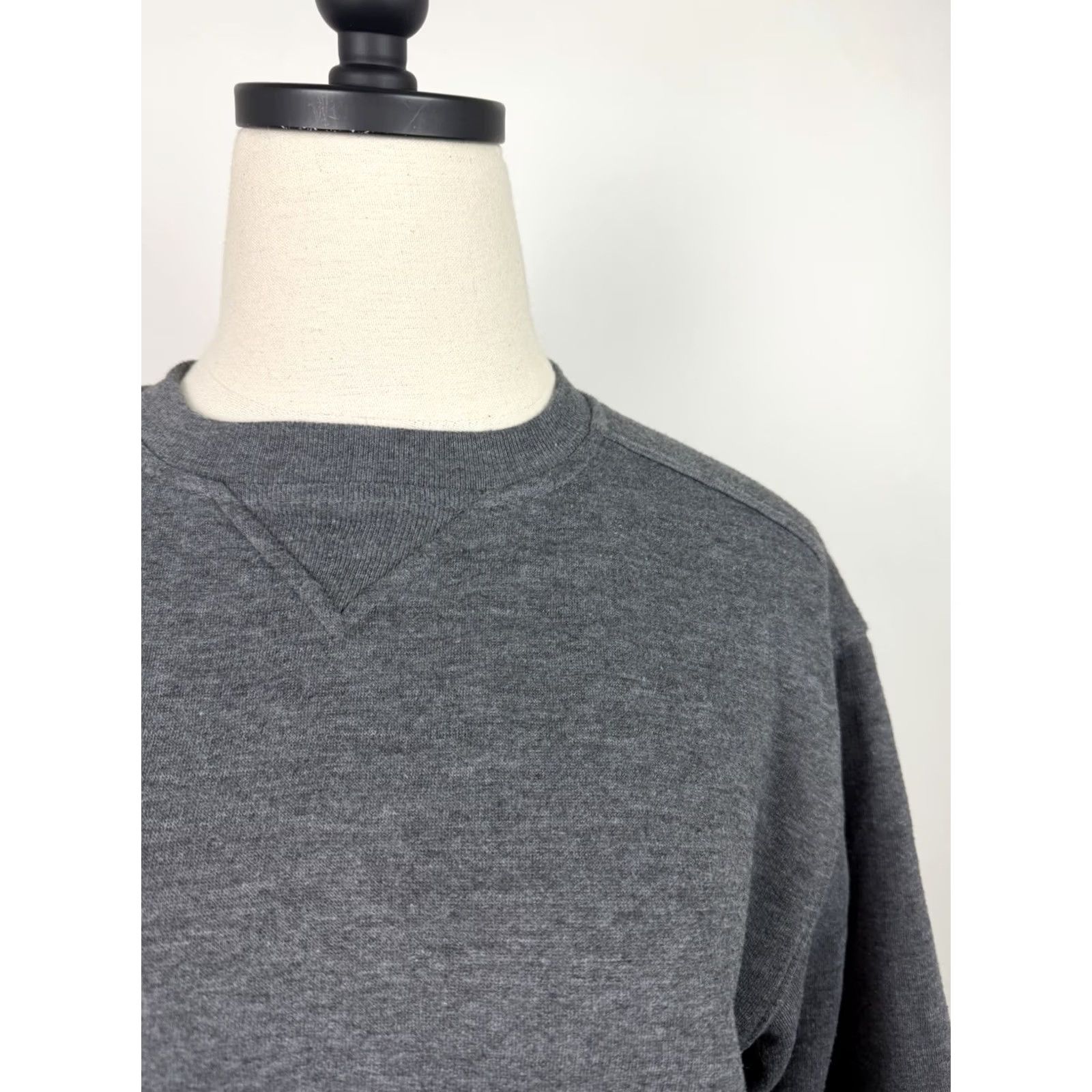 Vintage VINTAGE Jennifer Moore Sweatshirt Womens XS Charcoal Gray Crewneck Tri-blend Knit Pullover 90s Grunge Retro Casual Womens XS Size XS / US 0-2 / IT 36-38 - 3 Thumbnail