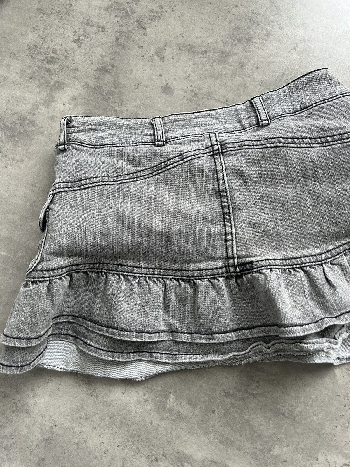 Vintage Y2K Vintage Mini Skirt denim Size 32" / US 10 / IT 46 - 11 Thumbnail