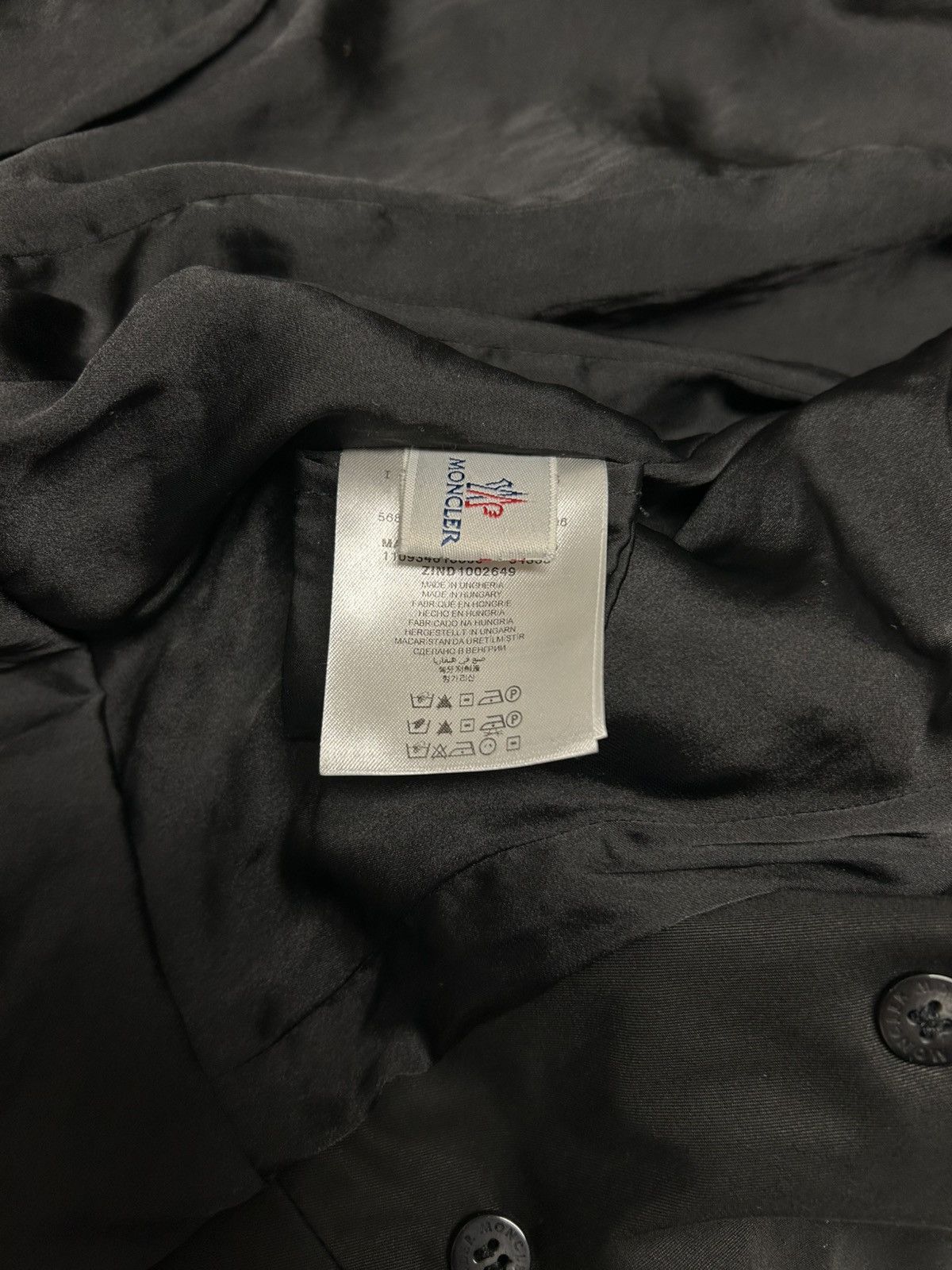 Moncler 2009 Marquise Asymmetric Trench Blazer Jacket Size US XS / EU 42 / 0 - 5 Thumbnail